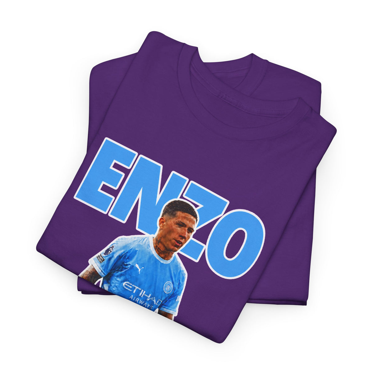 Enzo Fernandez Manchester City Inspired Cotton T-Shirt