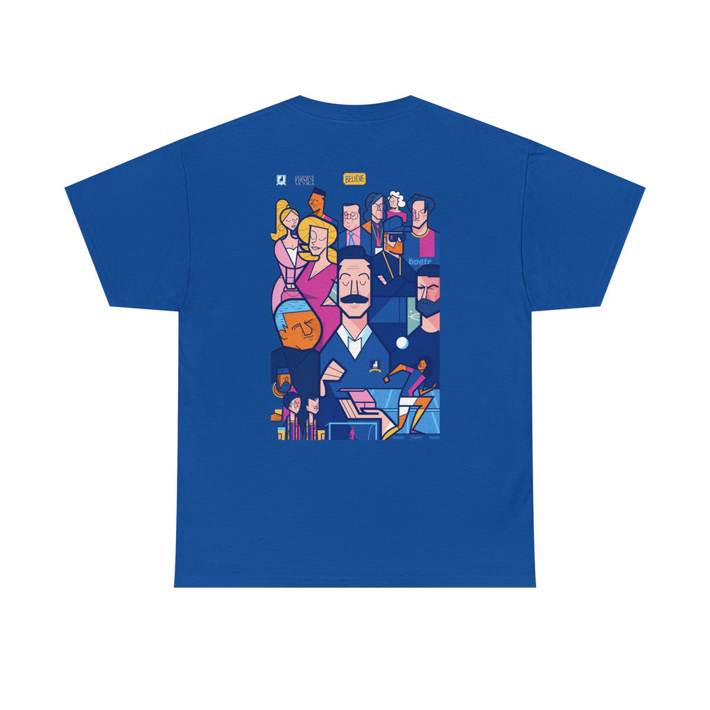 Ted Lasso Inspired Graphic Tee — Retro Team Illustration