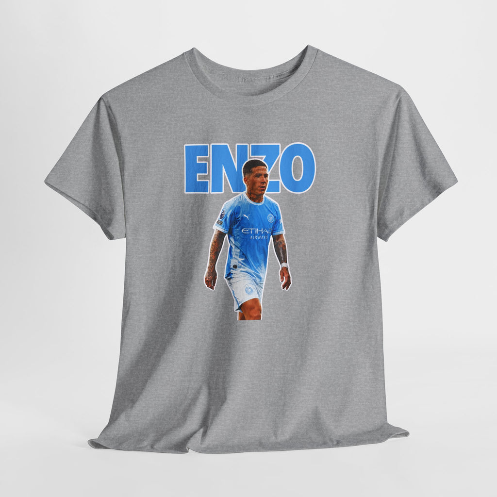Enzo Fernandez Manchester City Inspired Cotton T-Shirt