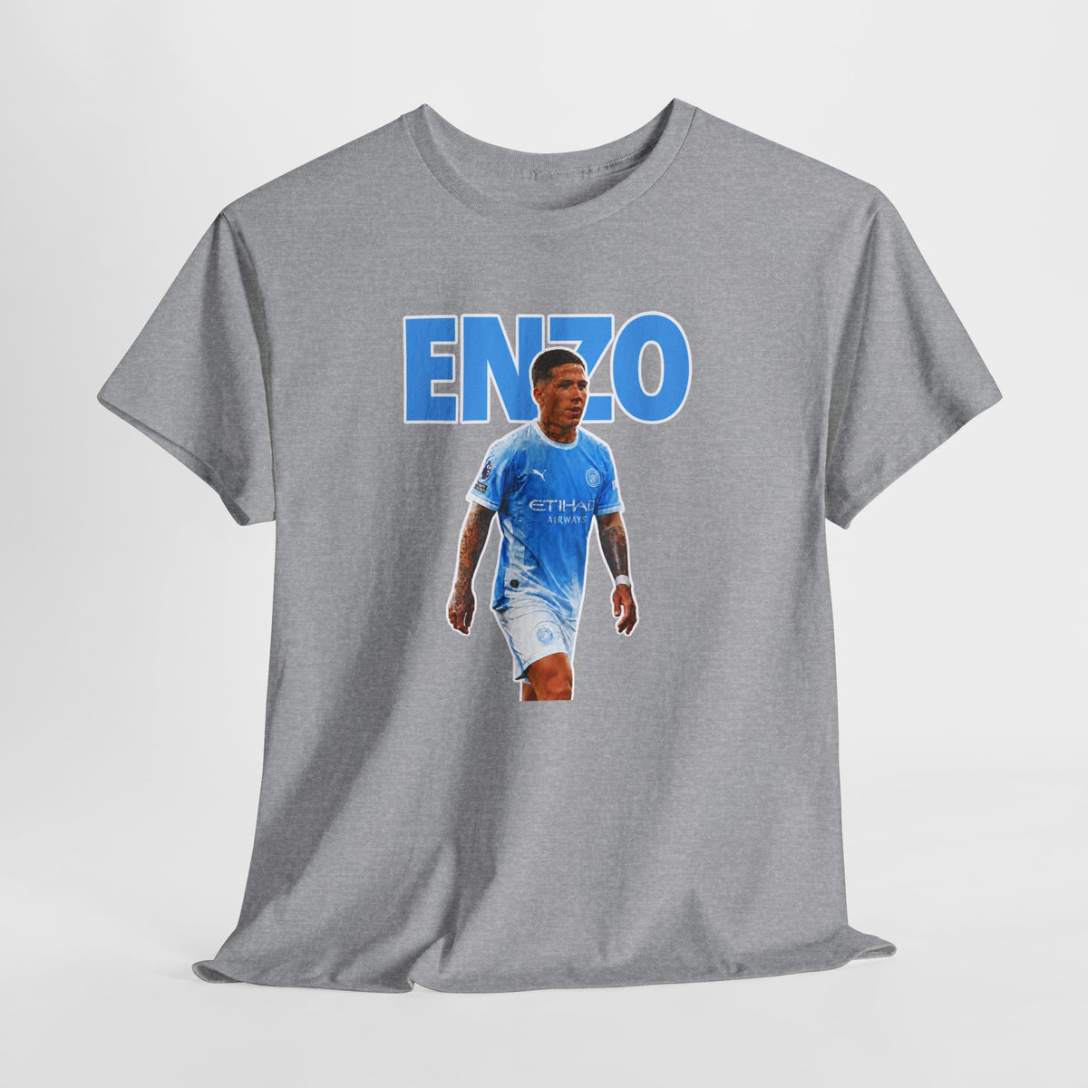 Enzo Fernandez Manchester City Inspired Cotton T-Shirt