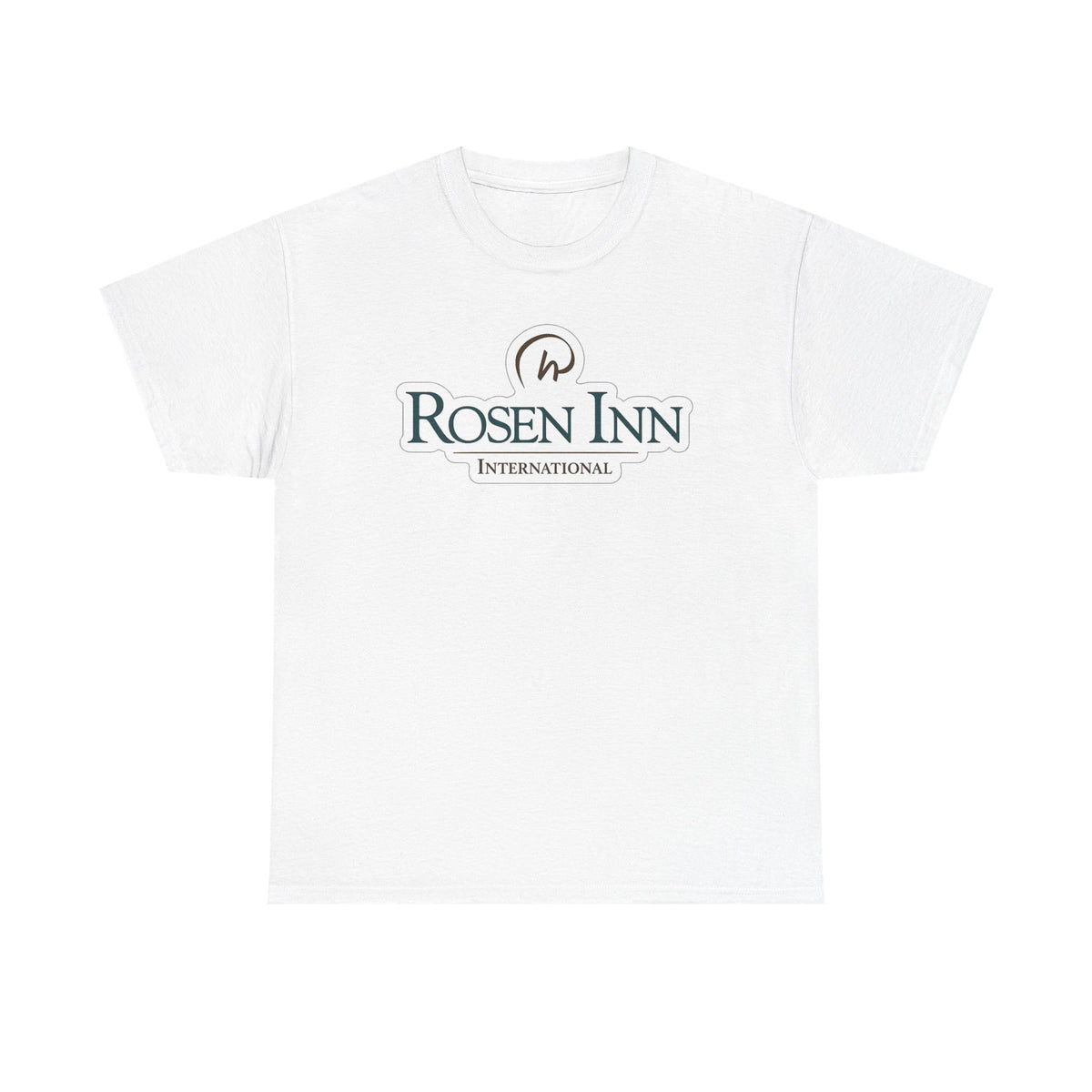 Rosen Inn International Inspired Logo Cotton T-Shirt Tee