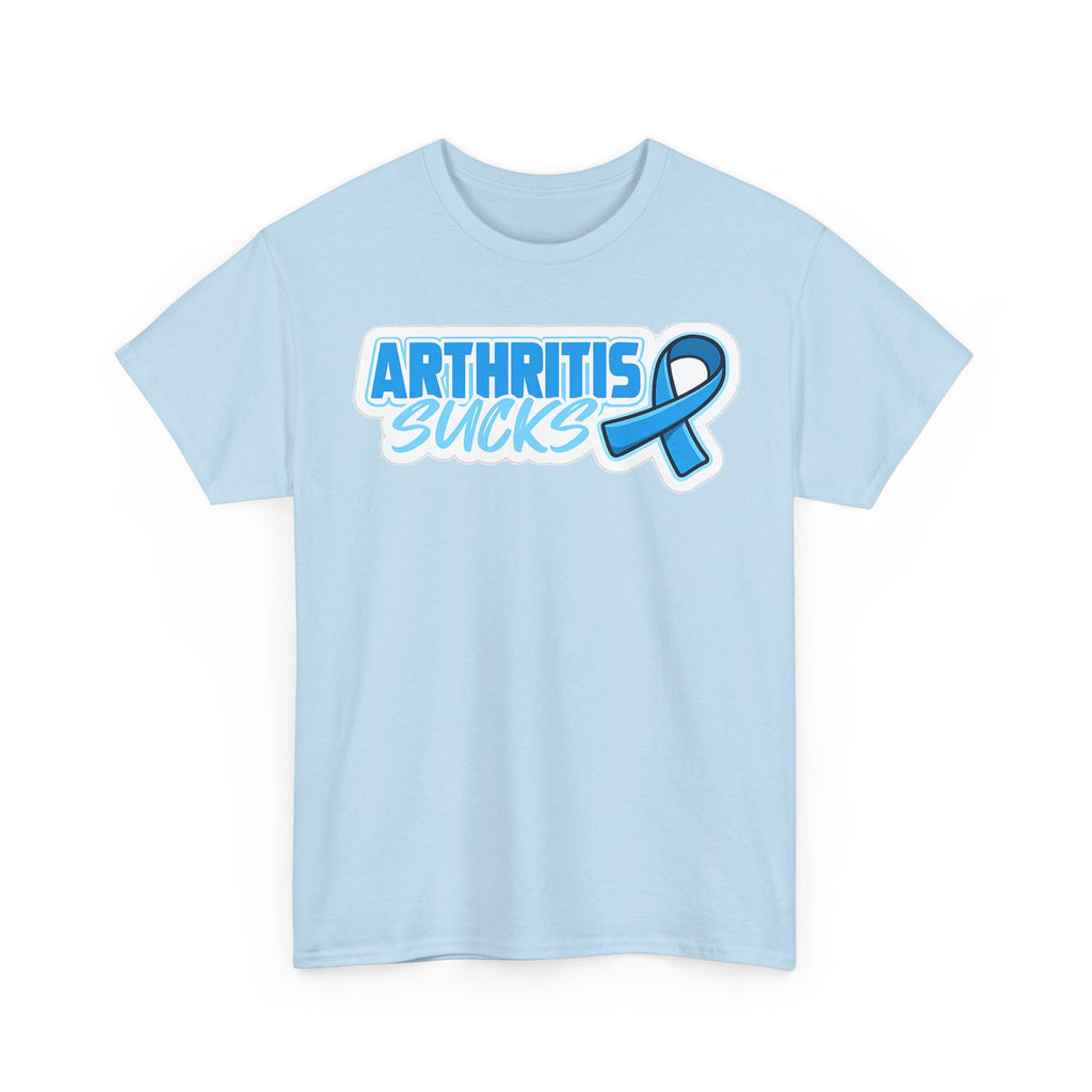Arthritis Sucks T-Shirt with Awareness Ribbon — Arthritis Support Tee