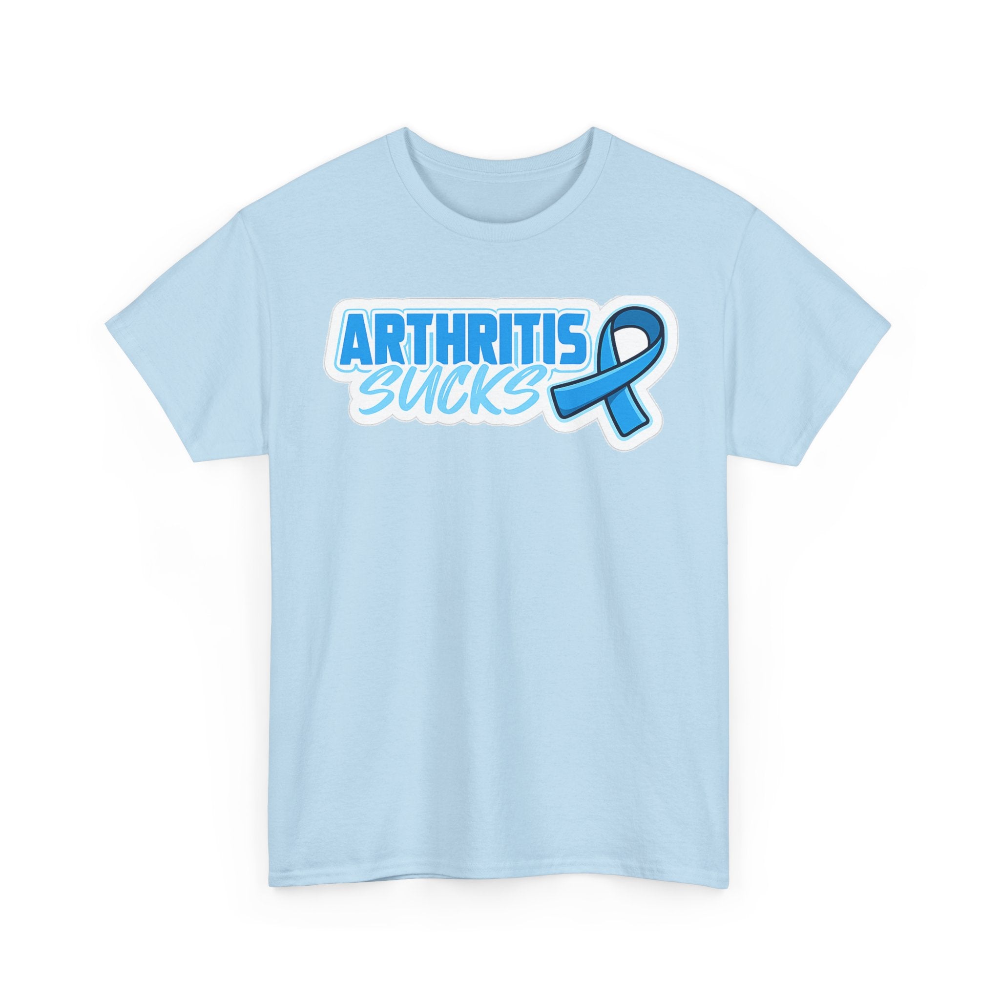 Arthritis Sucks T-Shirt with Awareness Ribbon — Arthritis Support Tee
