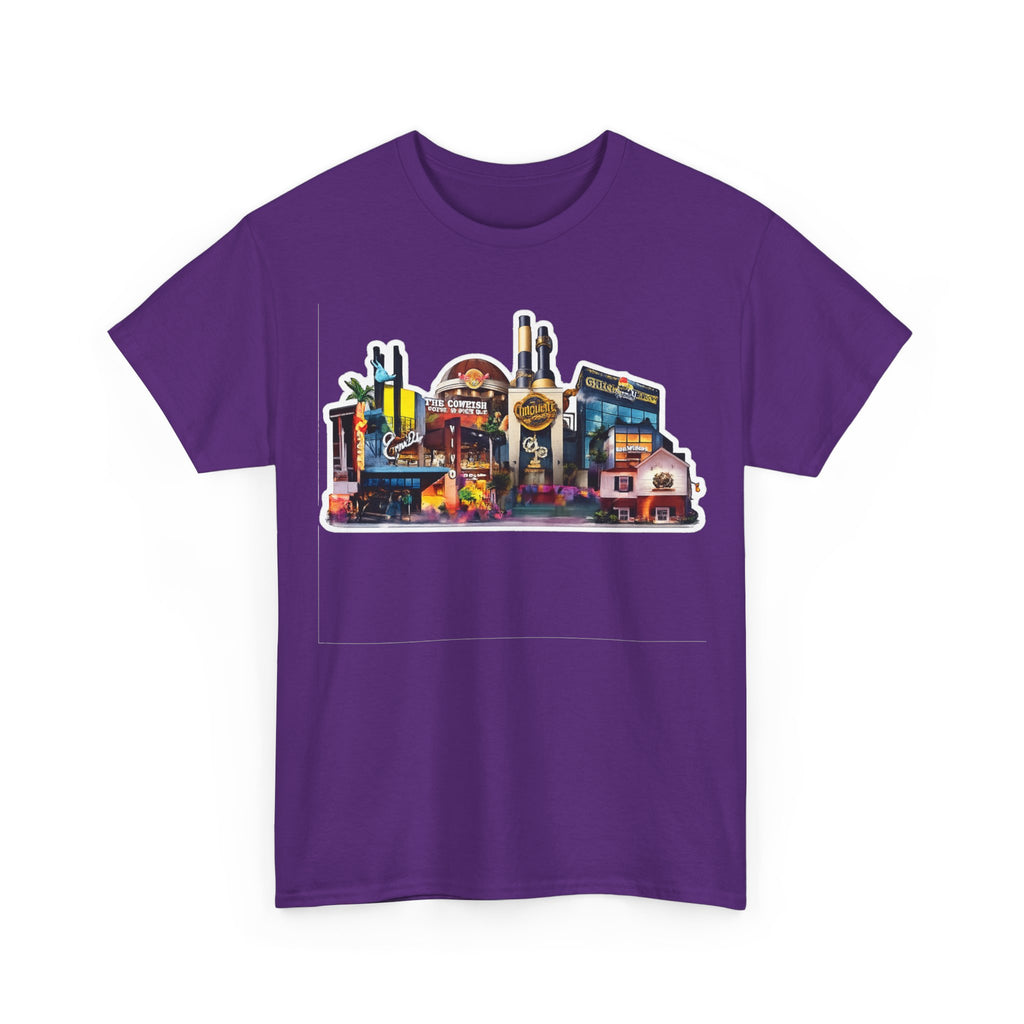 Universal Orlando Skyline T-Shirt — Neon Strip Casino Cityscape Tee