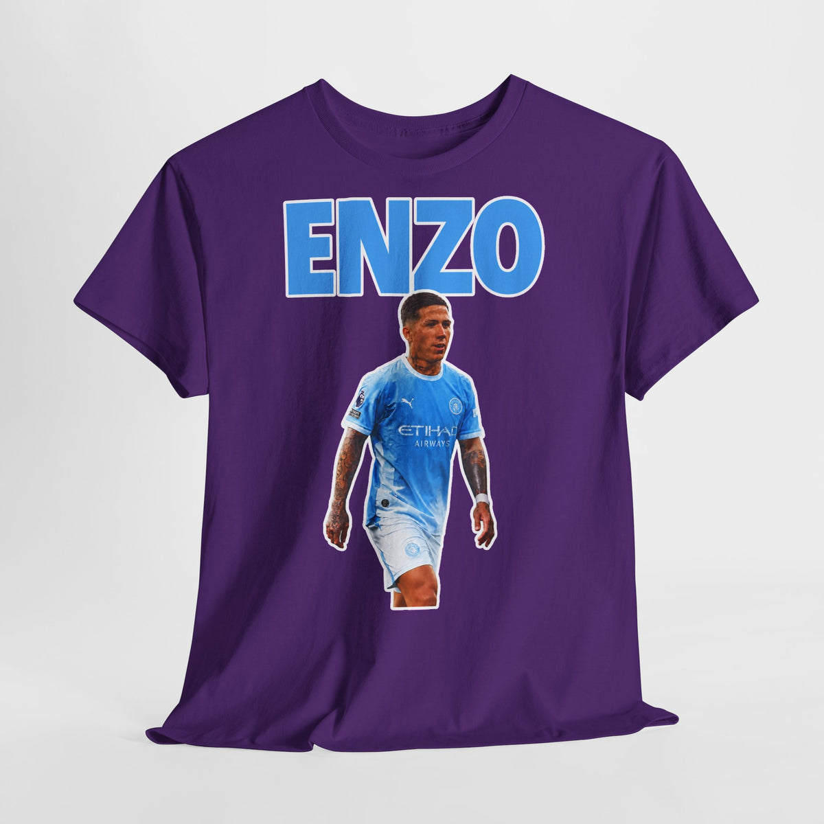 Enzo Fernandez Manchester City Inspired Cotton T-Shirt