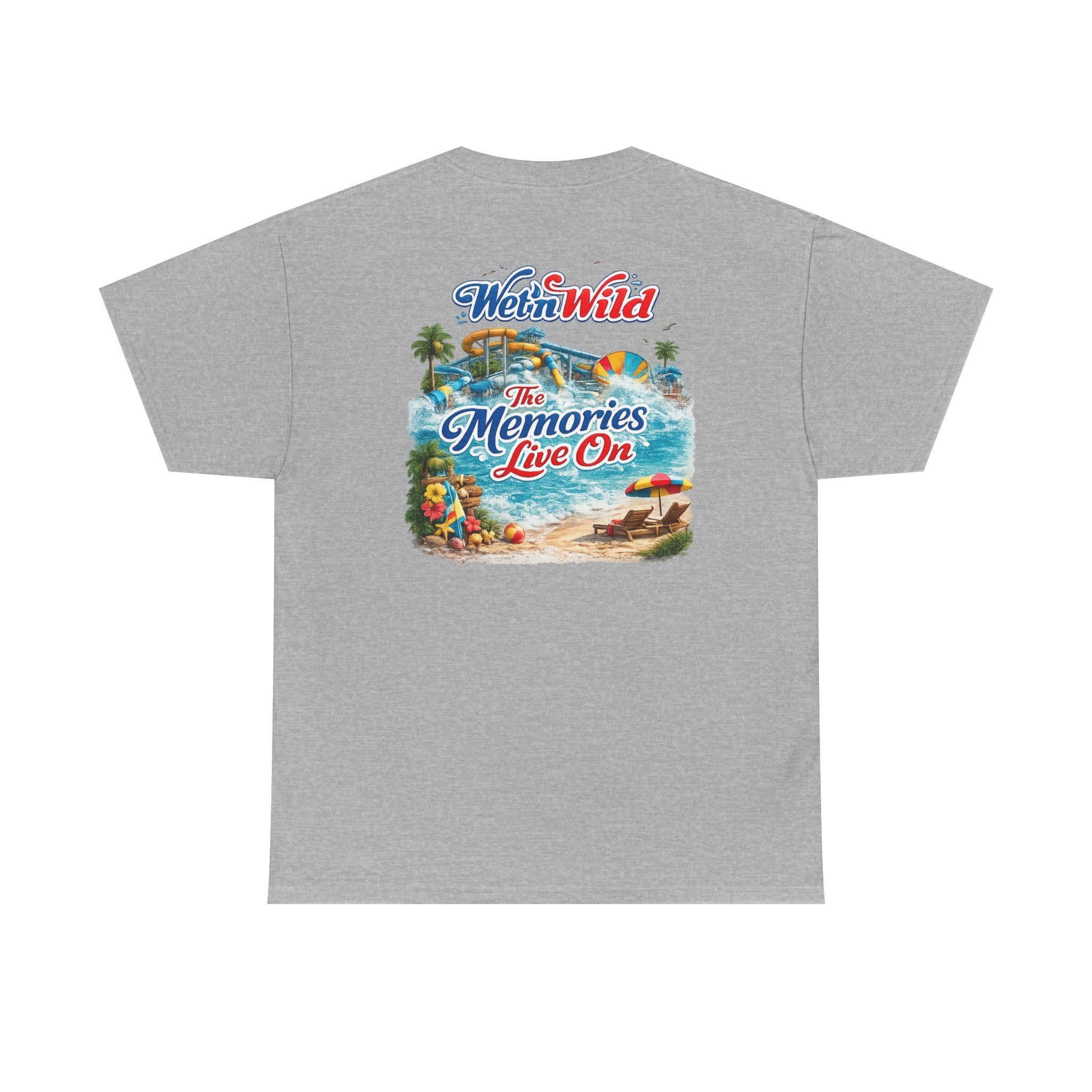 Wet 'n Wild Orlando Graphic Tee — "The Memories Live On" Retro Vacation T‑Shirt