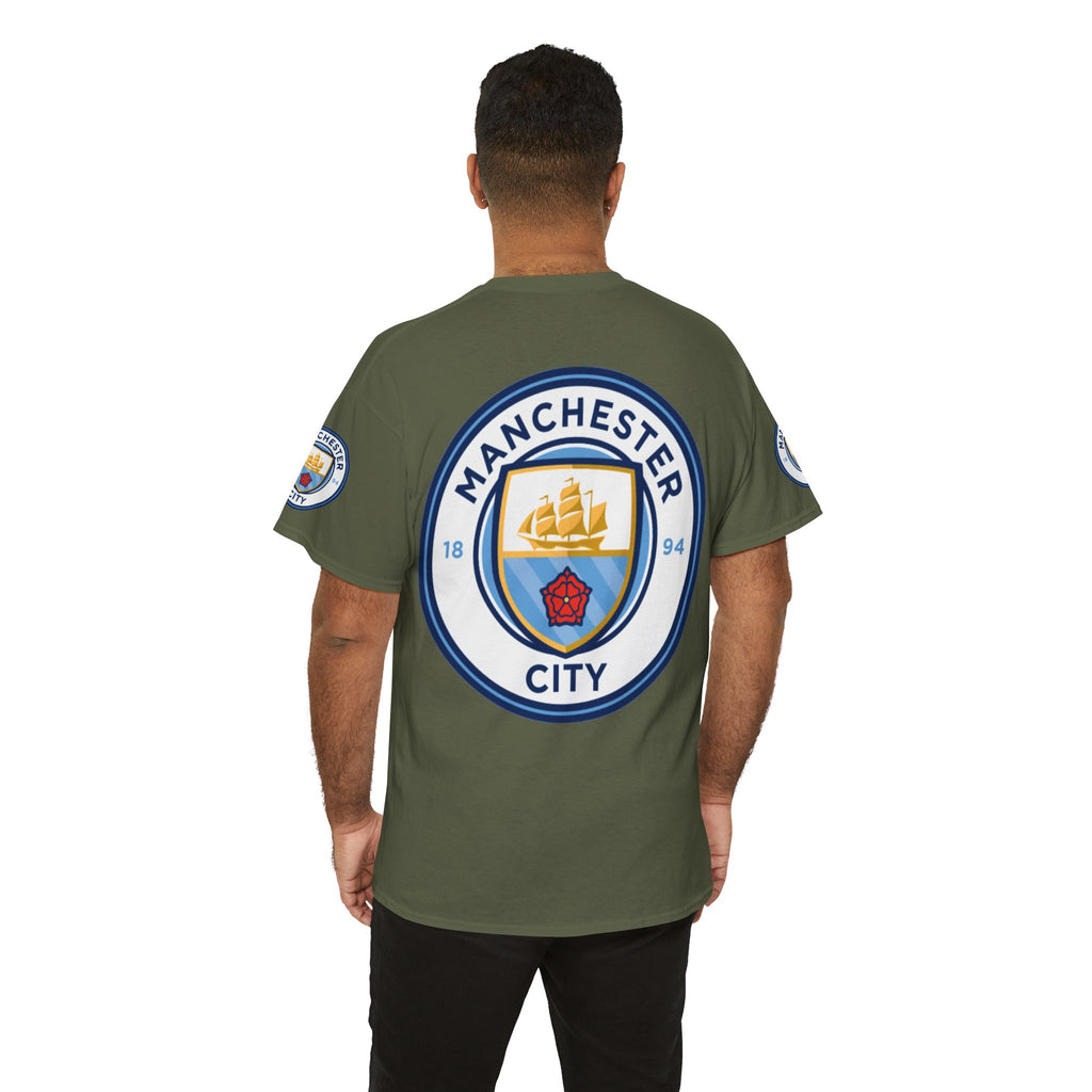 Manchester City Crest T-Shirt — Football Club Logo Tee