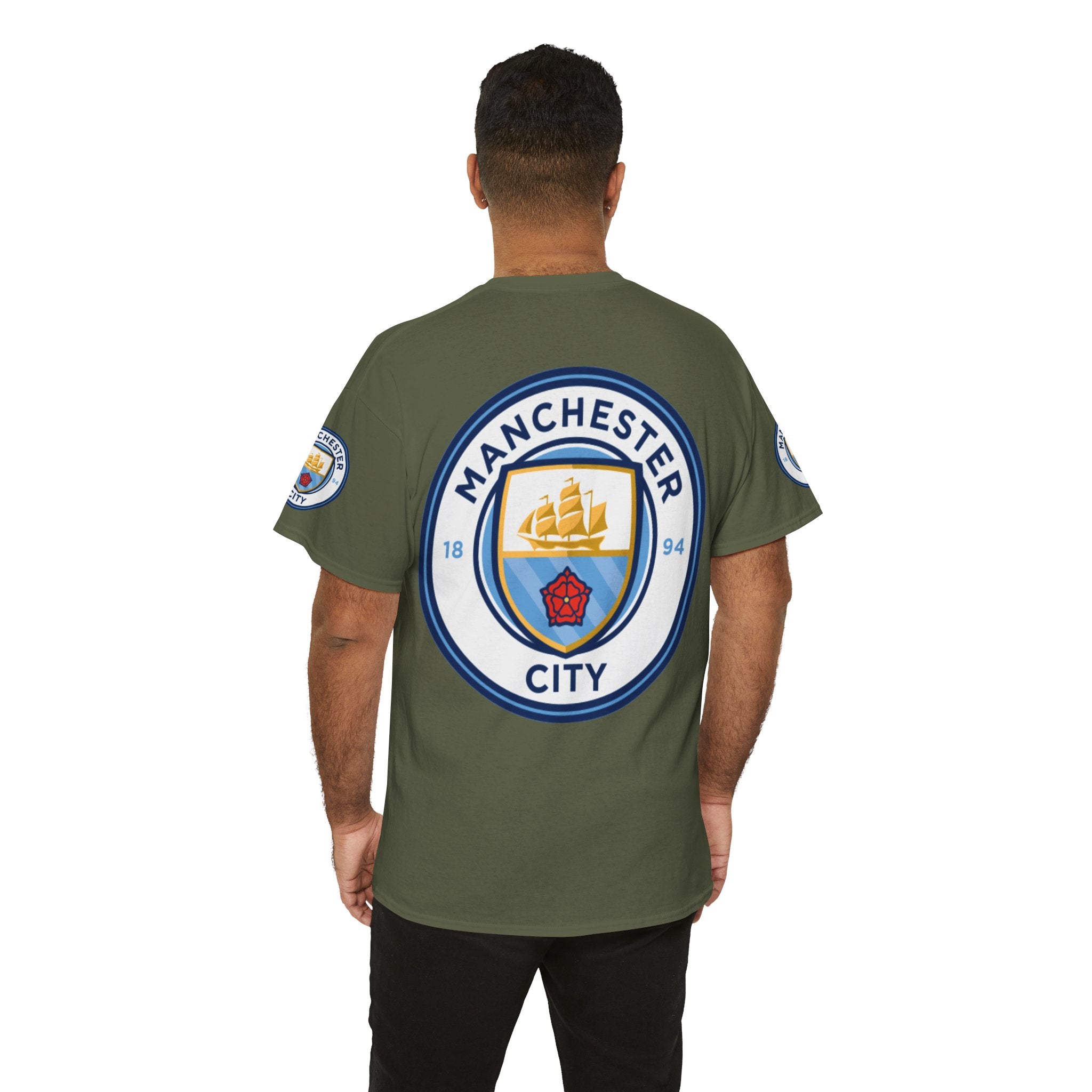 Manchester City Crest T-Shirt — Football Club Logo Tee