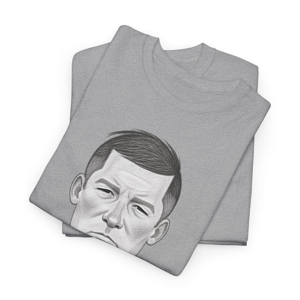 Sir Alex Ferguson Cotton T-Shirt — Vintage Stoic Portrait Shirt