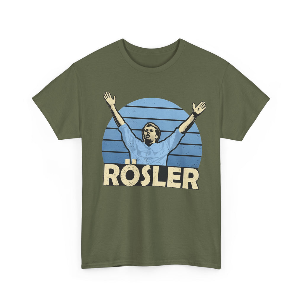 Retro 'Rösler' Graphic Tee - Vintage Soccer Fan Shirt