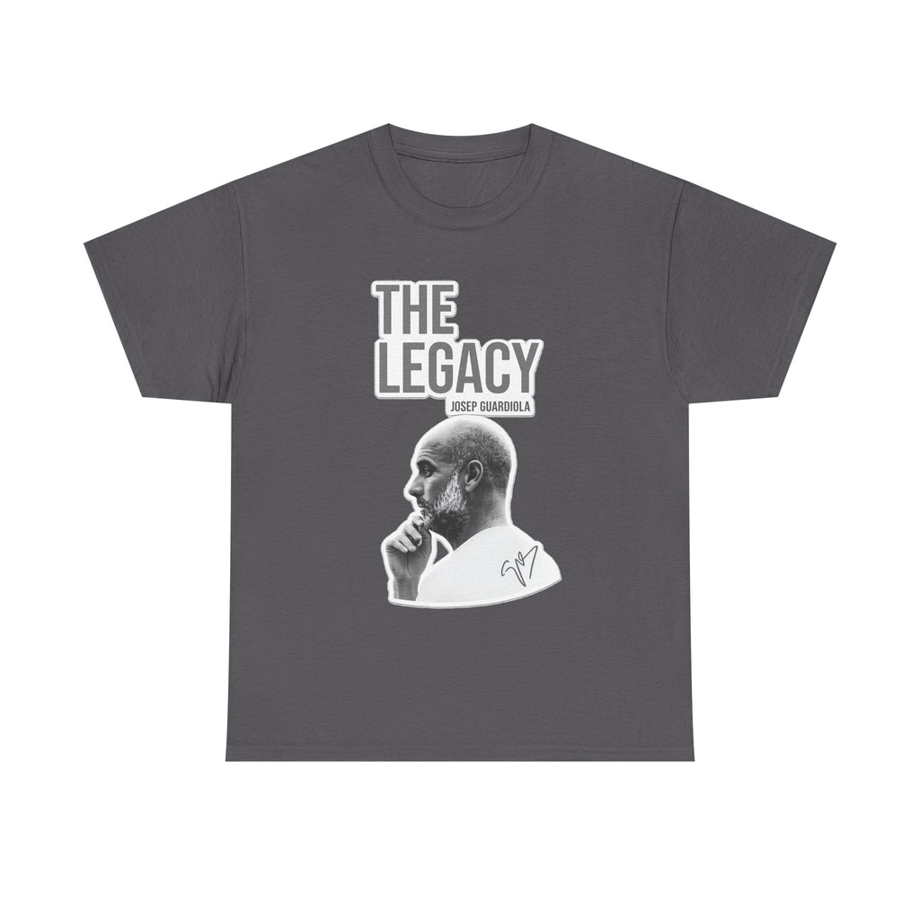 Pep Guardiola Manchester City The Legacy Tee — Inspirational Portrait Graphic T-Shirt