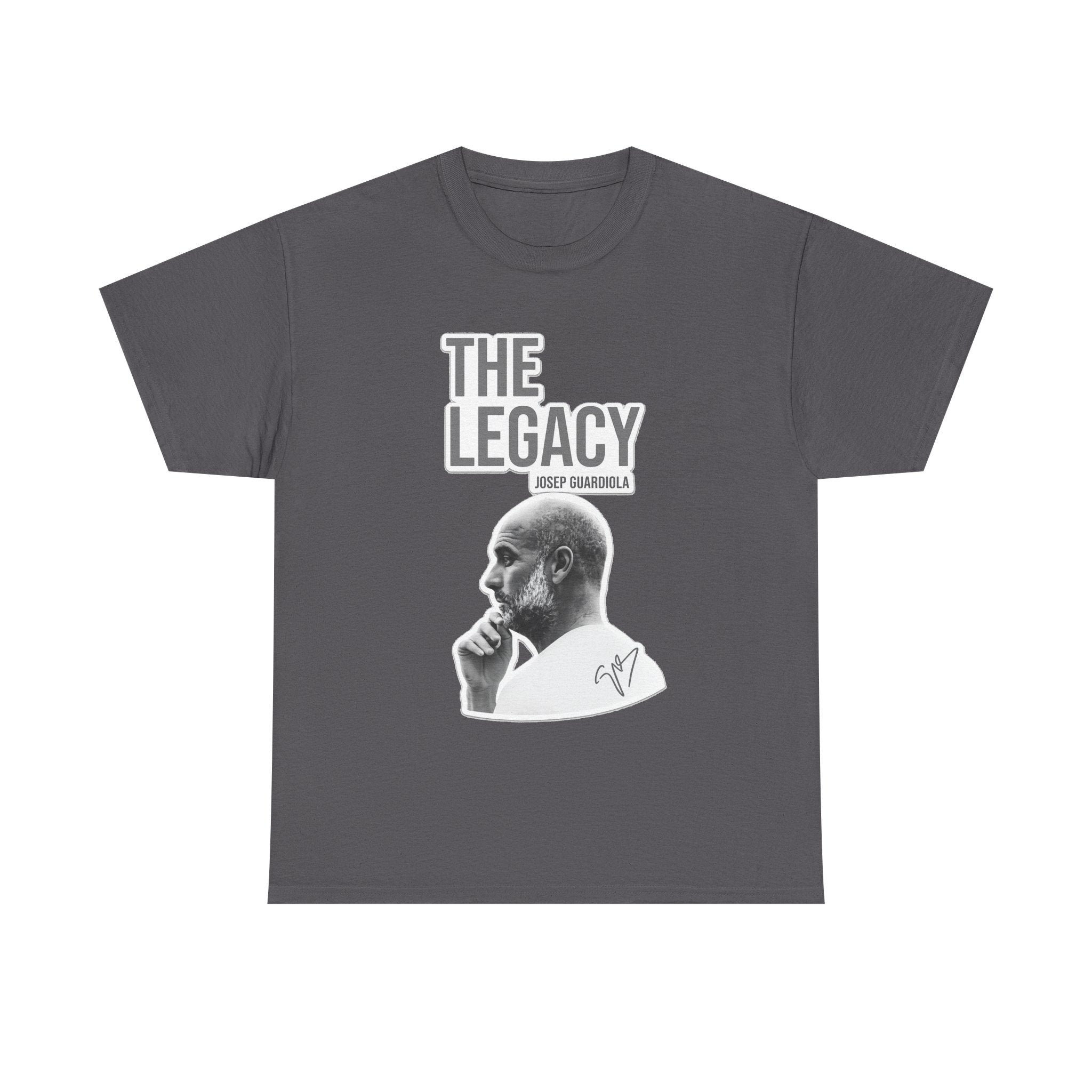 Pep Guardiola Manchester City The Legacy Tee — Inspirational Portrait Graphic T-Shirt