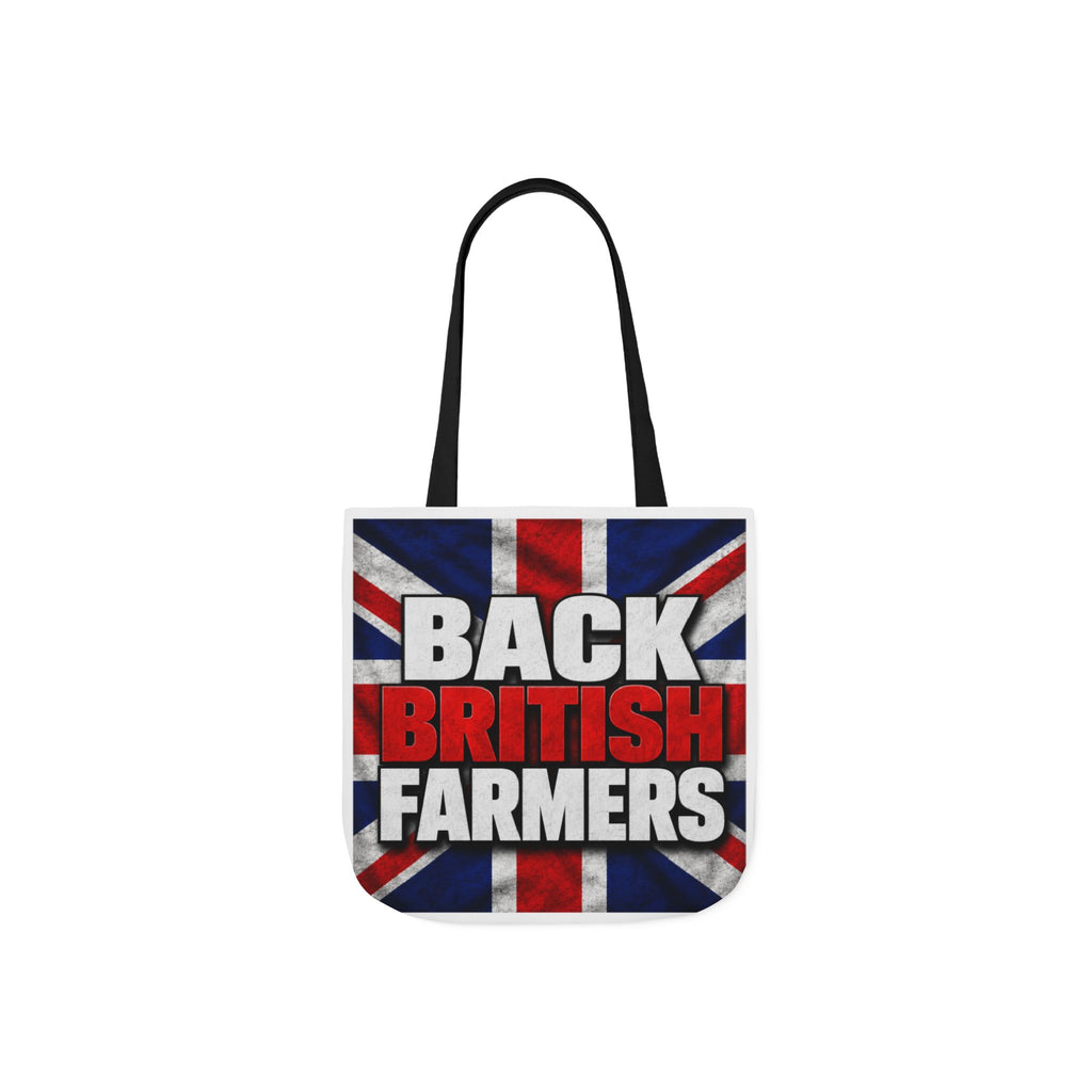 Back British Farmers Canvas Tote Bag — Union Jack Farming Support Tote