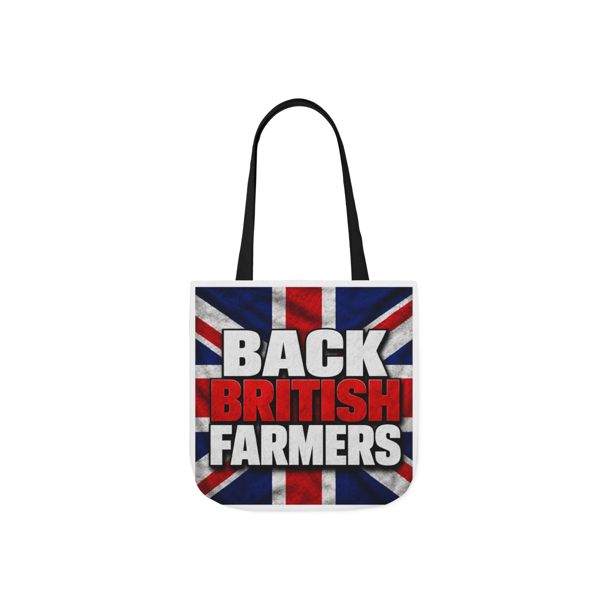 Back British Farmers Canvas Tote Bag — Union Jack Farming Support Tote