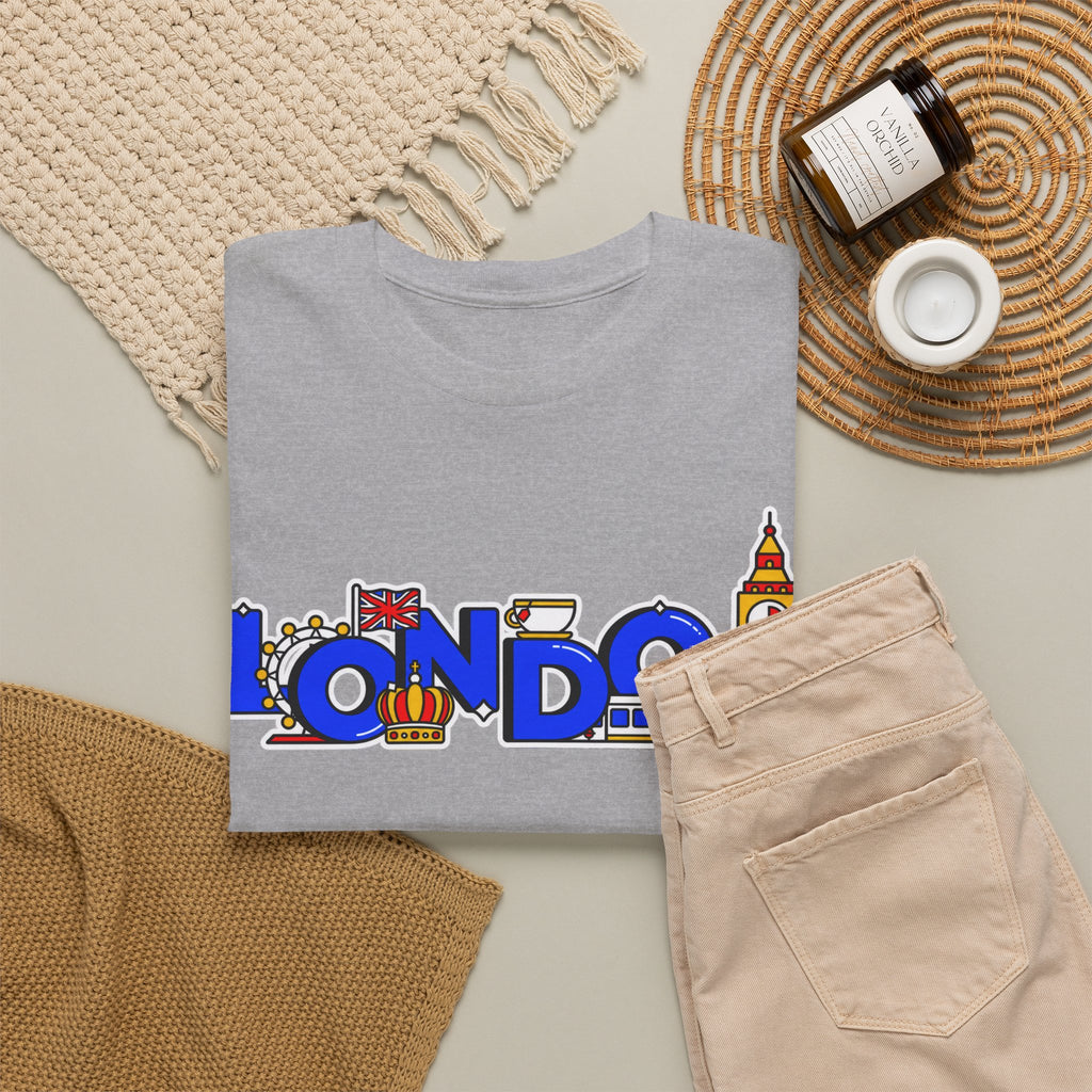 London Cityscape Tee — Illustrated London Landmarks Shirt