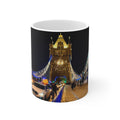 London Tower Bridge Night Photo Mug — Ceramic Coffee Cup, 11oz & 15oz