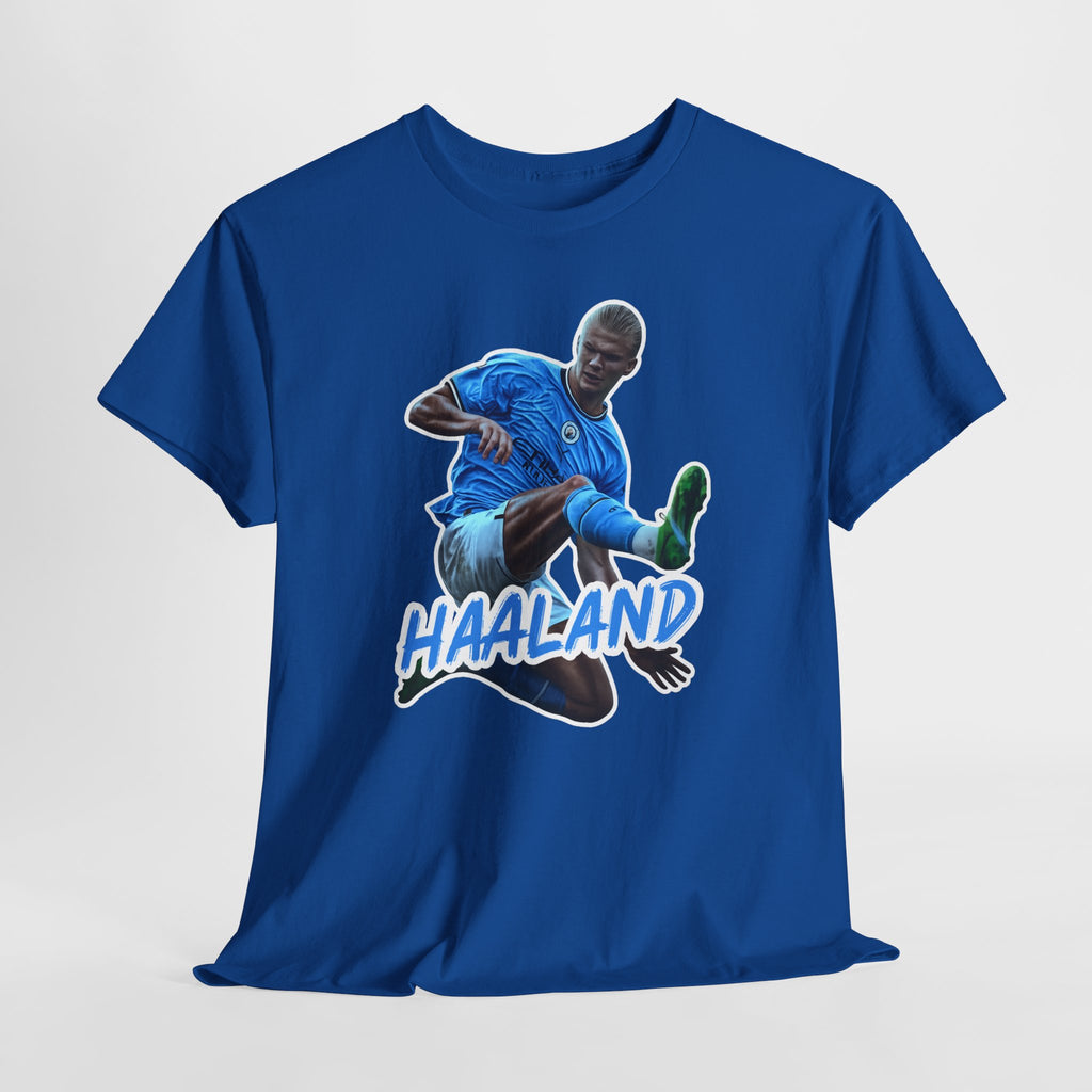 Erling Haaland Manchester City Soccer T‑Shirt – Dynamic Action Graphic Tee