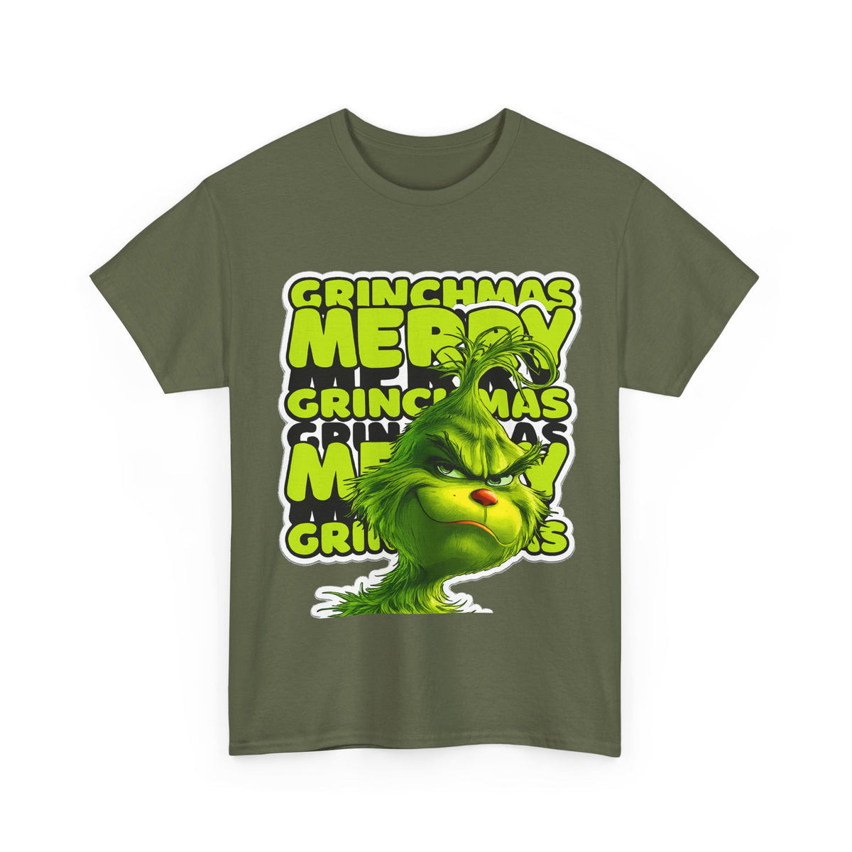 Grinchmas Merry Grinch Christmas Cotton T-Shirt / Tee