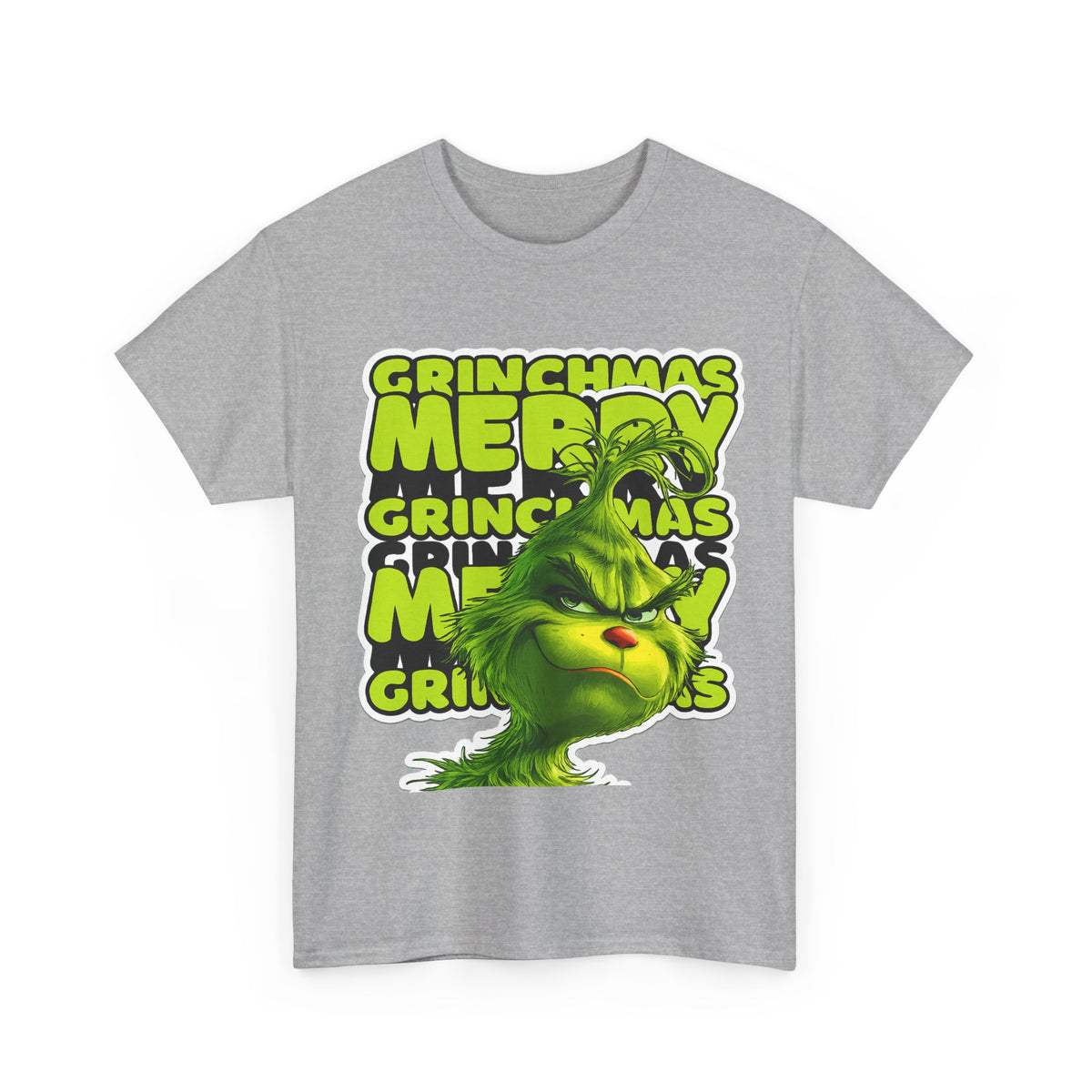 Grinchmas Merry Grinch Christmas Cotton T-Shirt / Tee