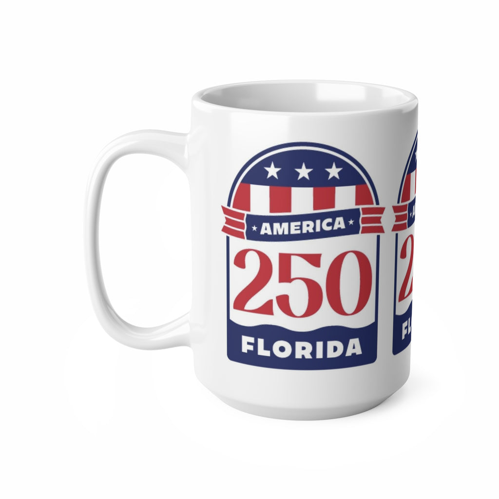 Florida 250 America Ceramic Coffee Mug — Patriotic Racing Number 11oz/15oz