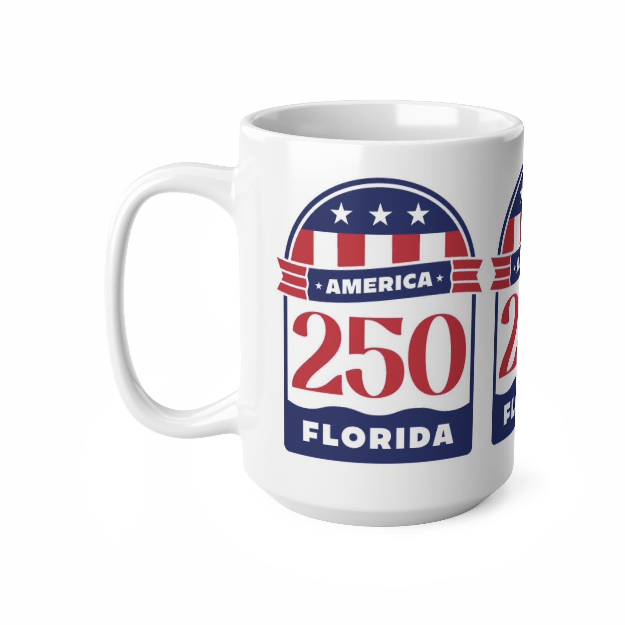 Florida 250 America Ceramic Coffee Mug — Patriotic Racing Number 11oz/15oz