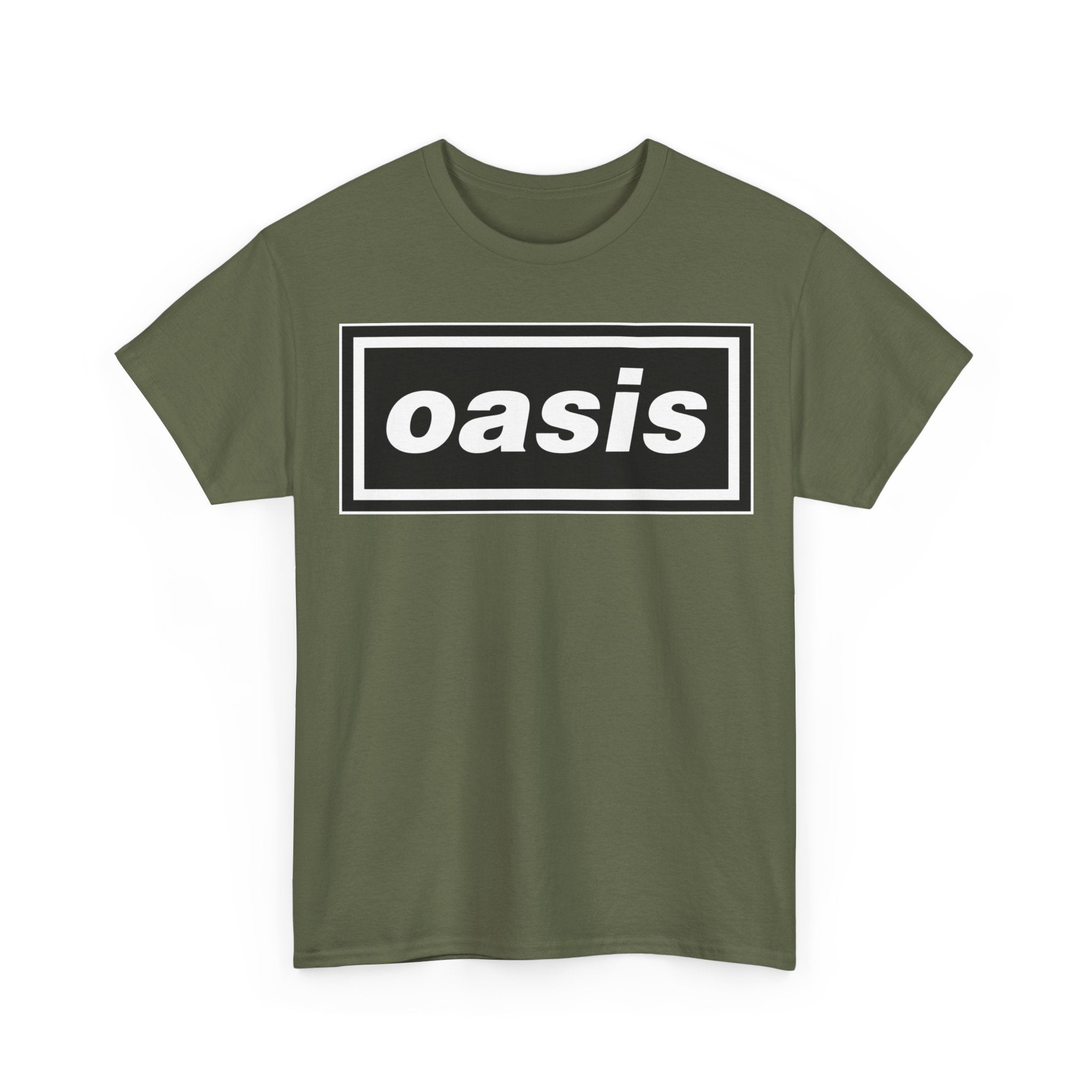 Oasis Live Graphic Tee — Retro Band Logo Concert T‑Shirt