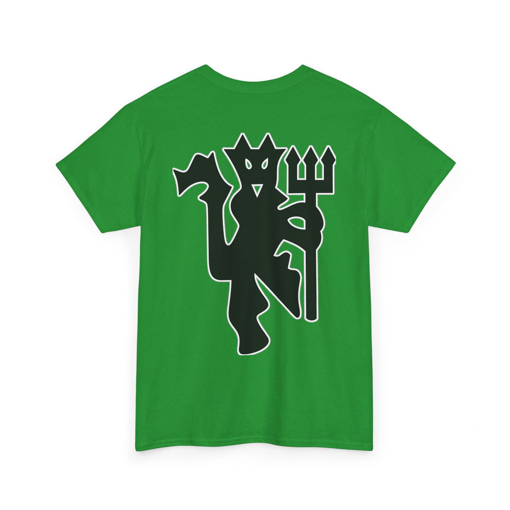 Manchester United Devil Cotton T-Shirt – Retro Trident Football Crest Tee