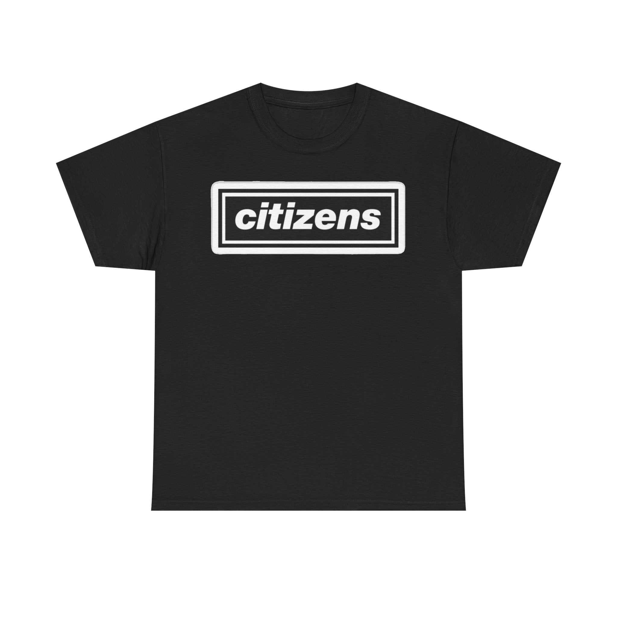 Citizens Manchester City Logo T-Shirt — Minimal Retro Box-Logo Tee