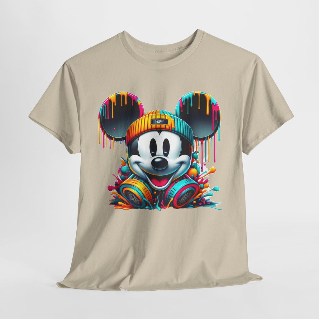 Mickey Graphic Tee — Colorful Street Art Mouse Character T-Shirt