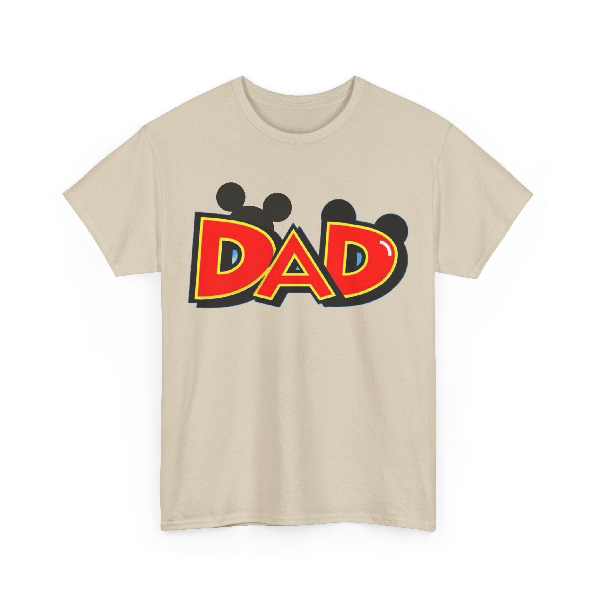Disney Dad Mickey Ears T-Shirt – Retro Cartoon Dad Tee, Perfect Father’s Day Gift