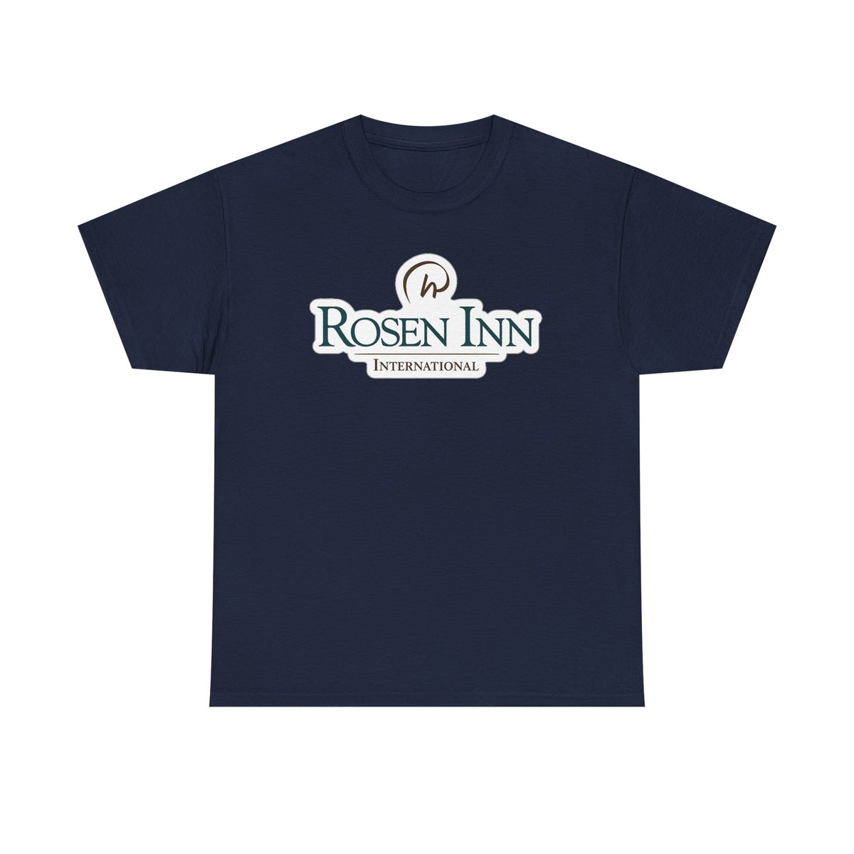 Rosen Inn International Inspired Logo Cotton T-Shirt Tee