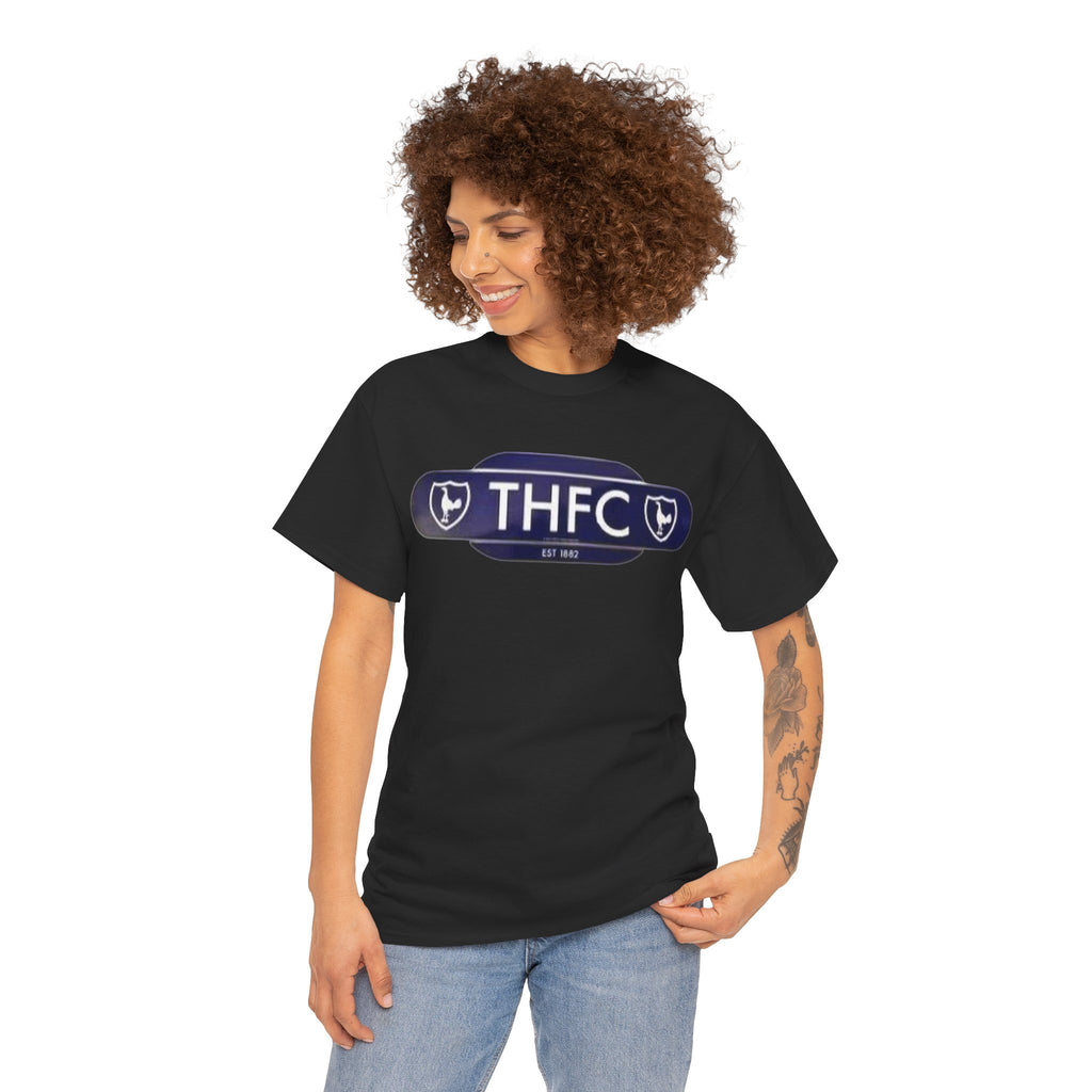 Tottenham Hotspur Railway Sign Tee — Tottenham Football Club Fan Shirt