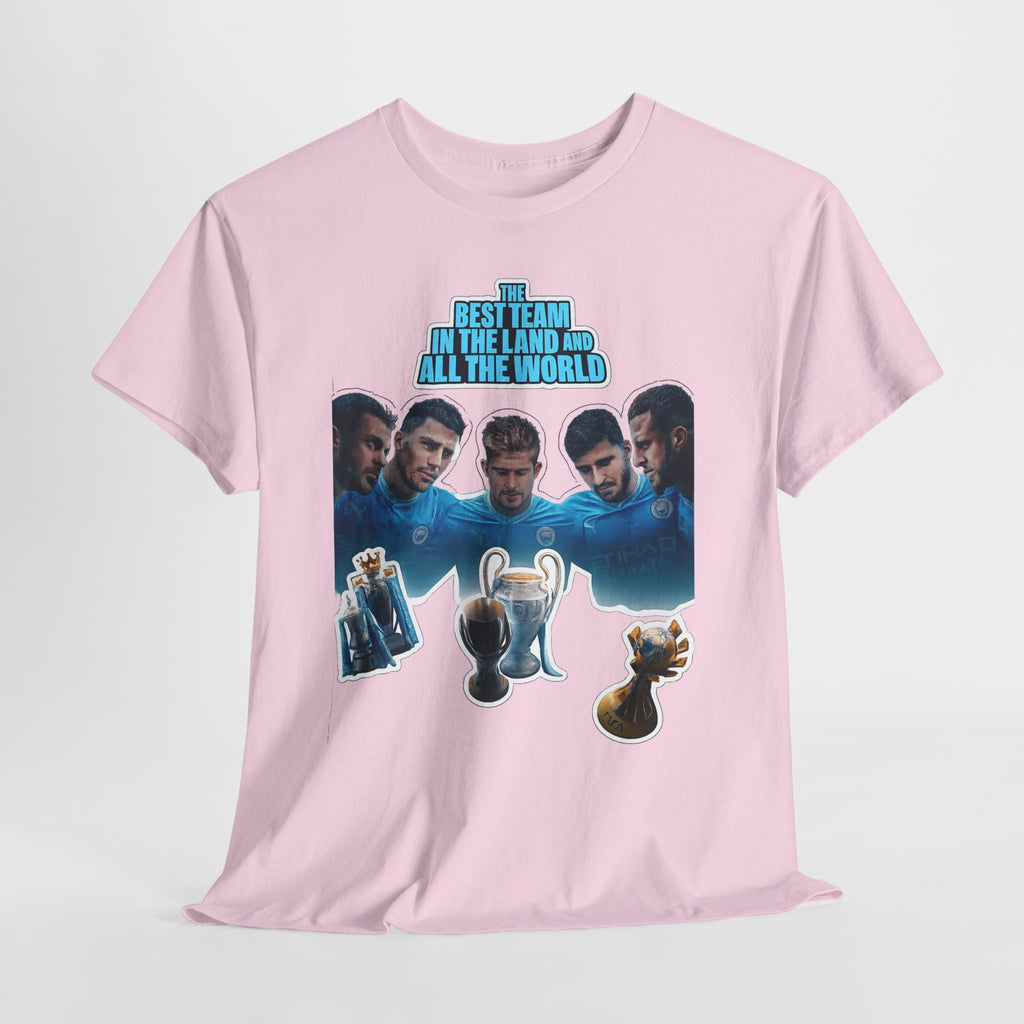 Manchester City — "Best Team in the Land and All the World" Cotton T-Shirt