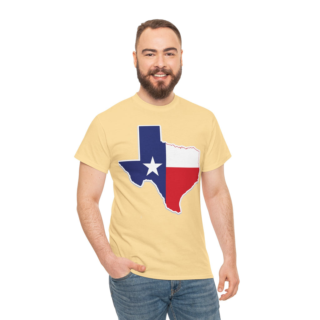Texas Flag Outline T-Shirt — Lone Star State Pride Tee