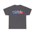 Wet 'n Wild Retro Script T-Shirt — Red & Blue Patriotic Graphic Tee