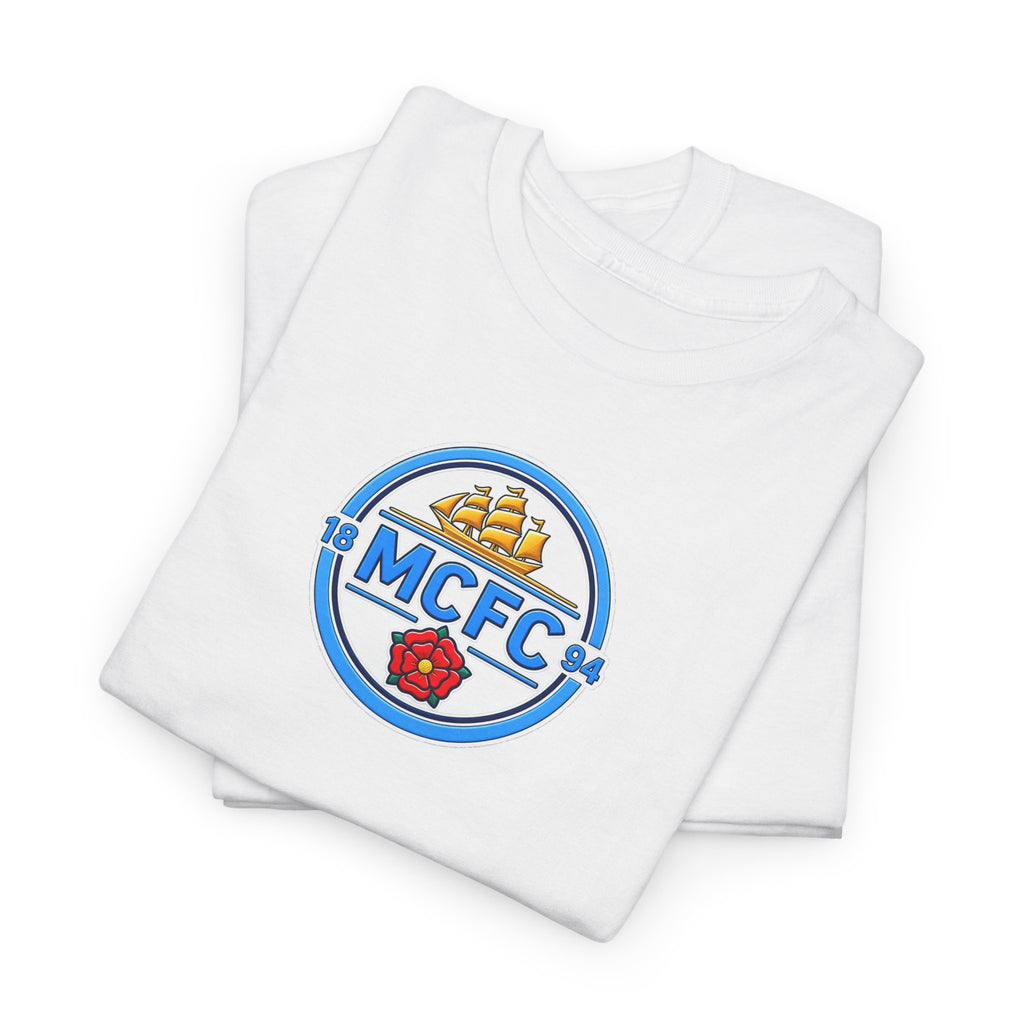 MCFC Retro Crest T‑Shirt — Vintage Soccer Fan Tee
