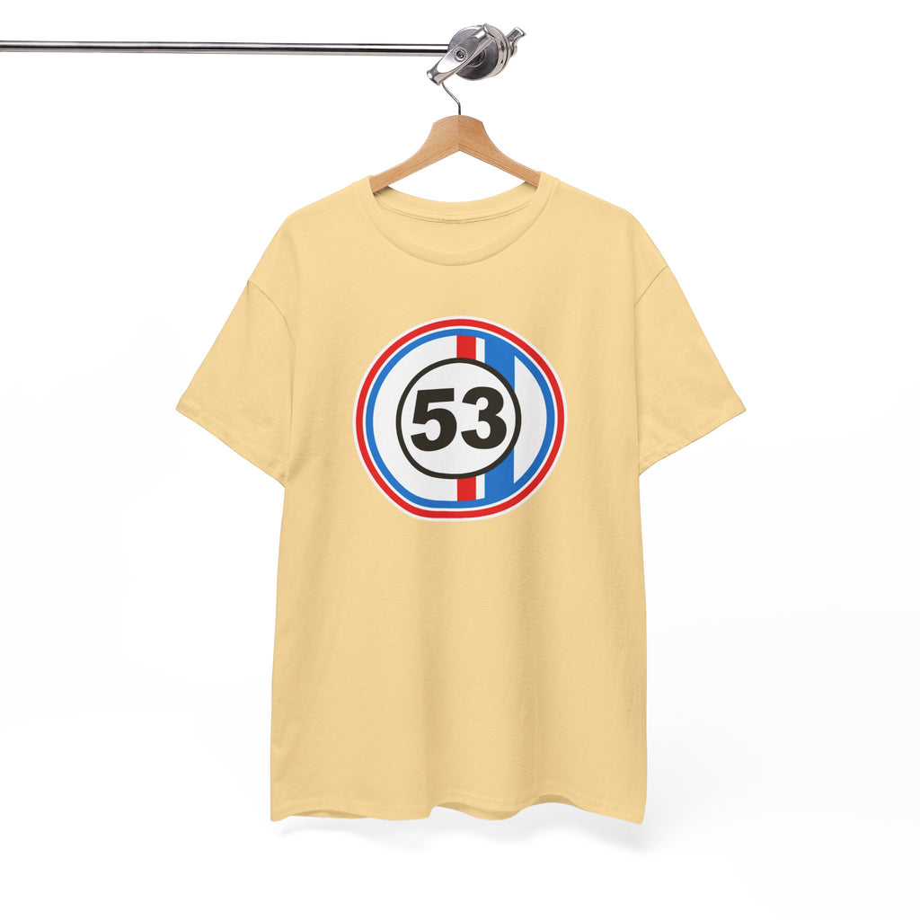 Racing Stripe Number 53 Cotton T-Shirt / Tee