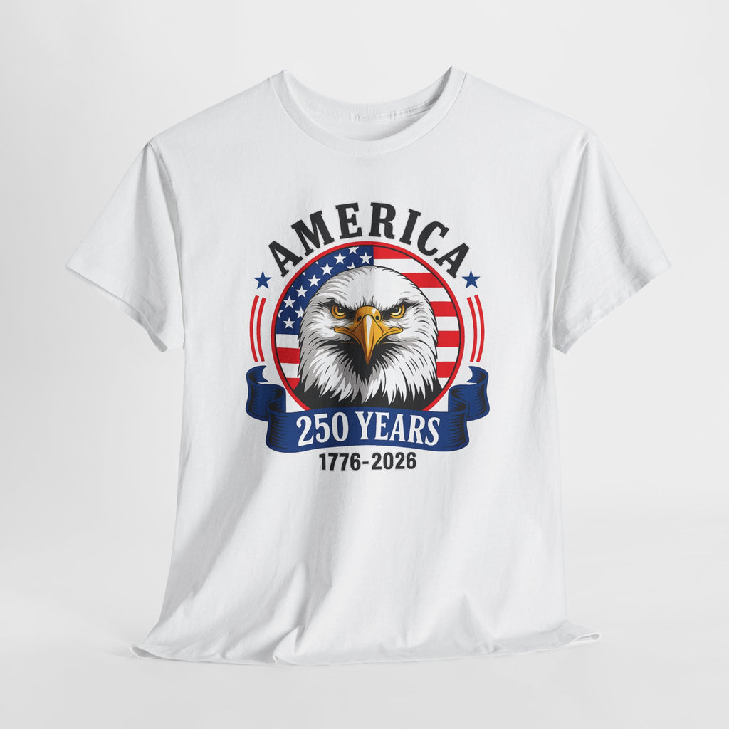 America 250 Years T-Shirt – Bald Eagle 1776–2026 Patriotic Tee