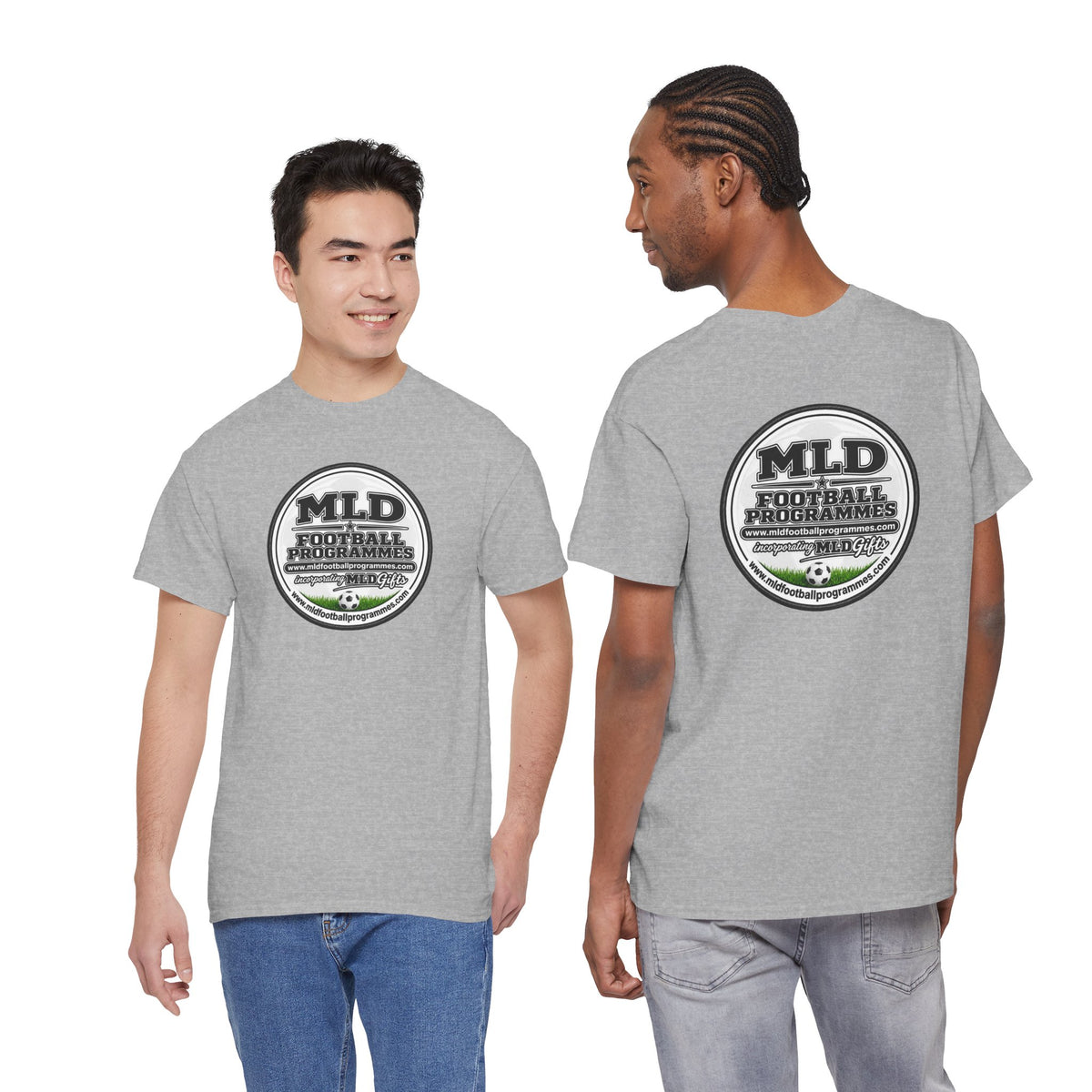 MLD Football Programmes Vintage Logo Cotton T-Shirt