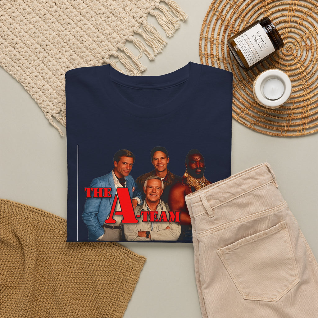 A-Team Graphic Tee — Retro TV Series Logo & Character Poster T-Shirt