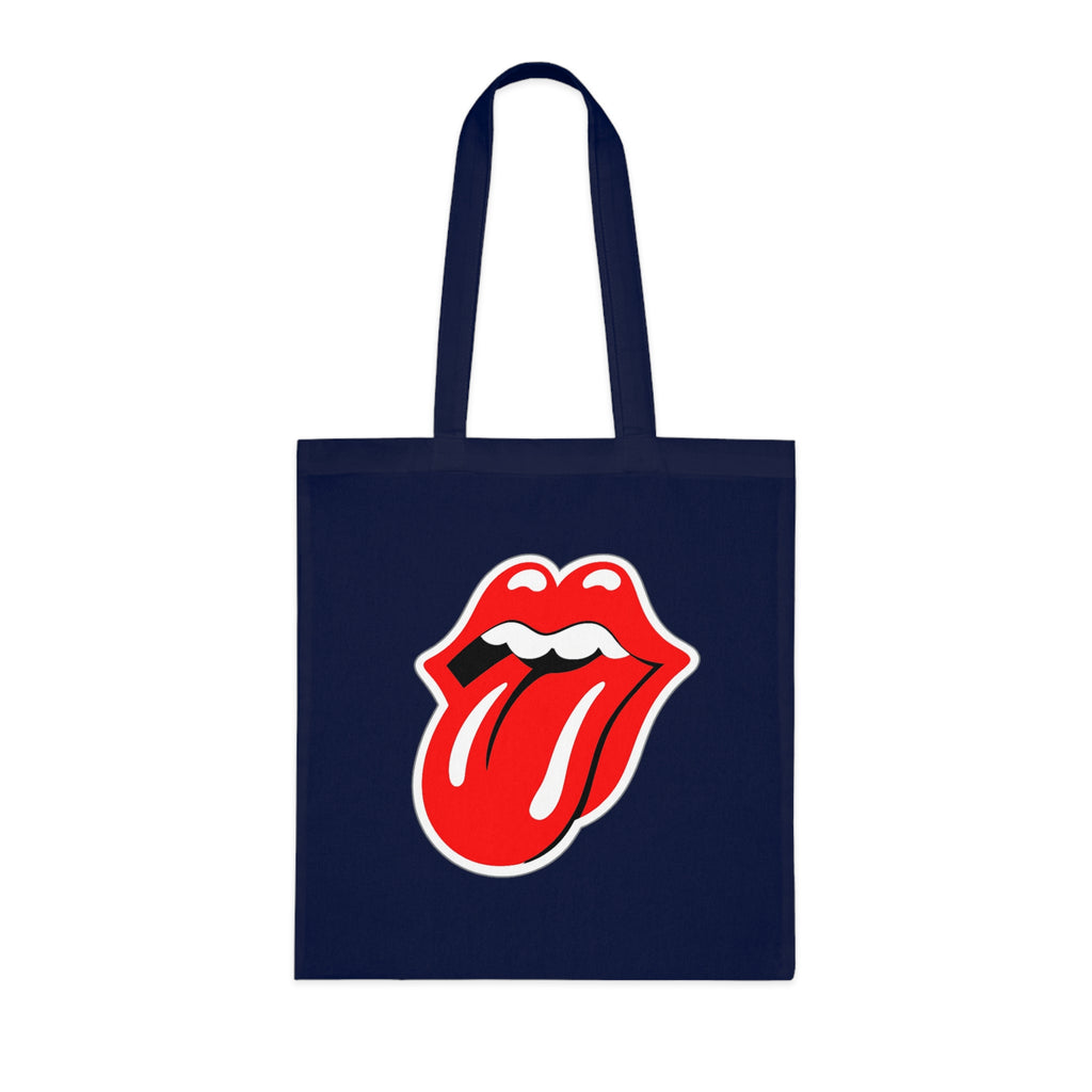 Rock Red Tongue Graphic Tote Bag