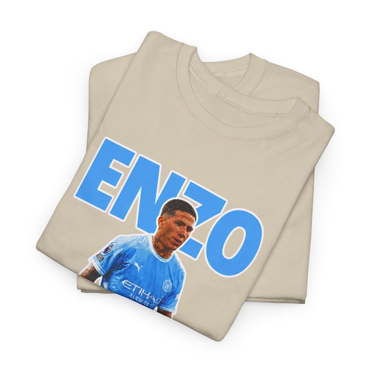 Enzo Fernandez Manchester City Inspired Cotton T-Shirt