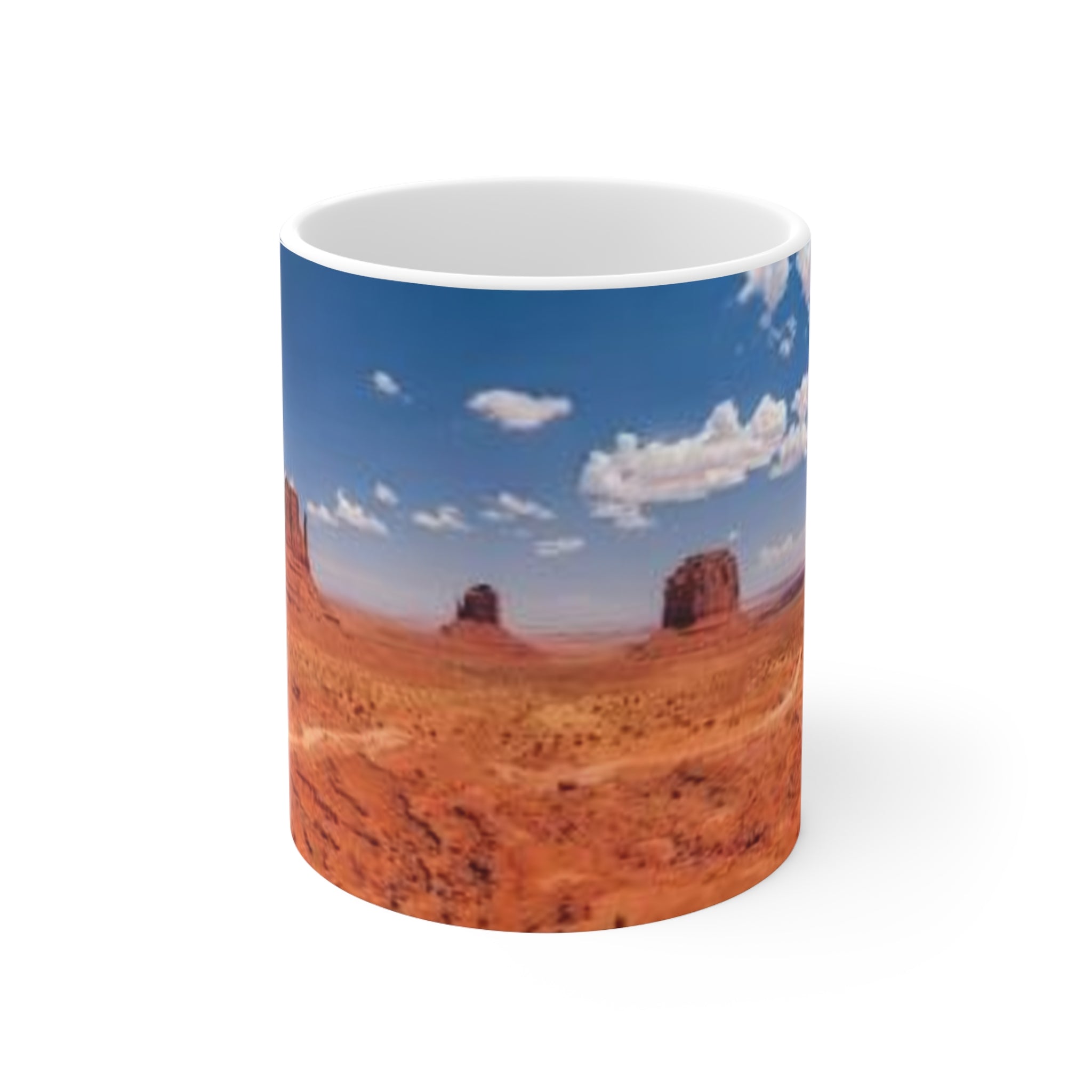 Monument Valley Desert Panorama Mug – Southwestern Landscape Coffee Cup (11oz/15oz)