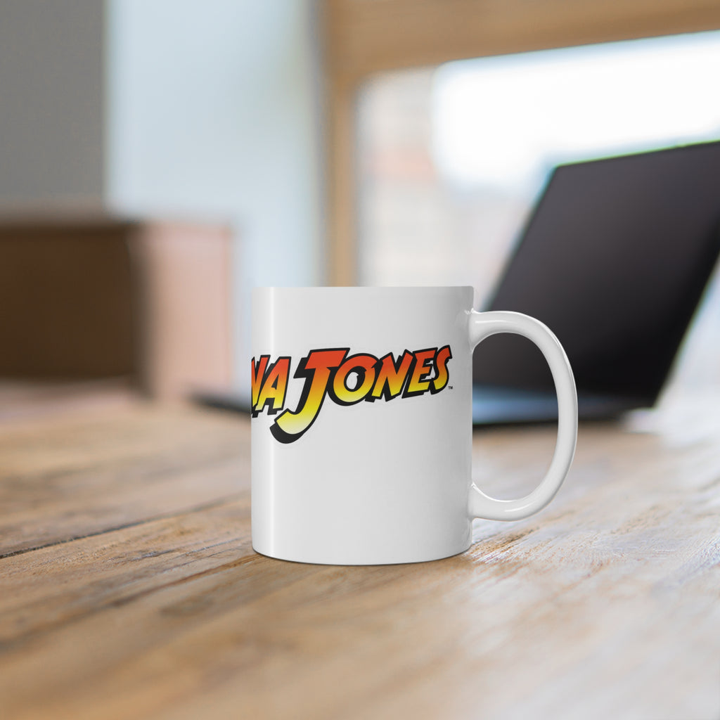Indiana Jones Retro Movie-Style Ceramic Coffee Mug (11oz & 15oz)