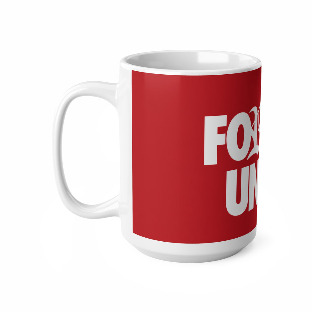 Forever United Red Ceramic Coffee Mug – 11oz & 15oz