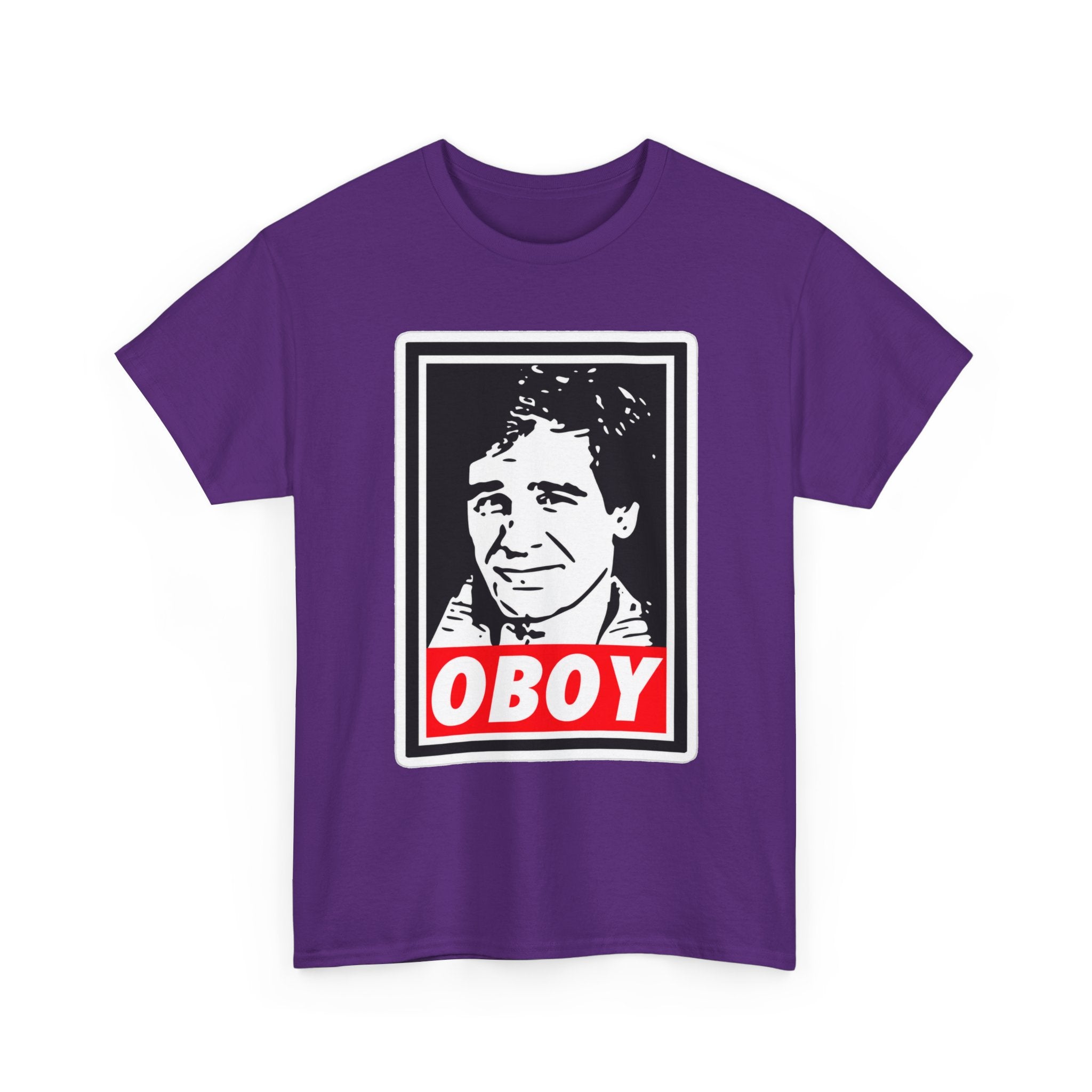Oboy Quantum Leap Graphic Tee — Retro Pop Art Portrait T‑Shirt