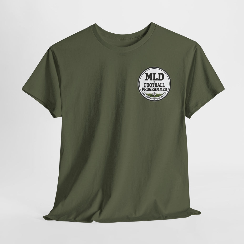MLD Football Programmes Tee - Retro Logo Chest T-Shirt