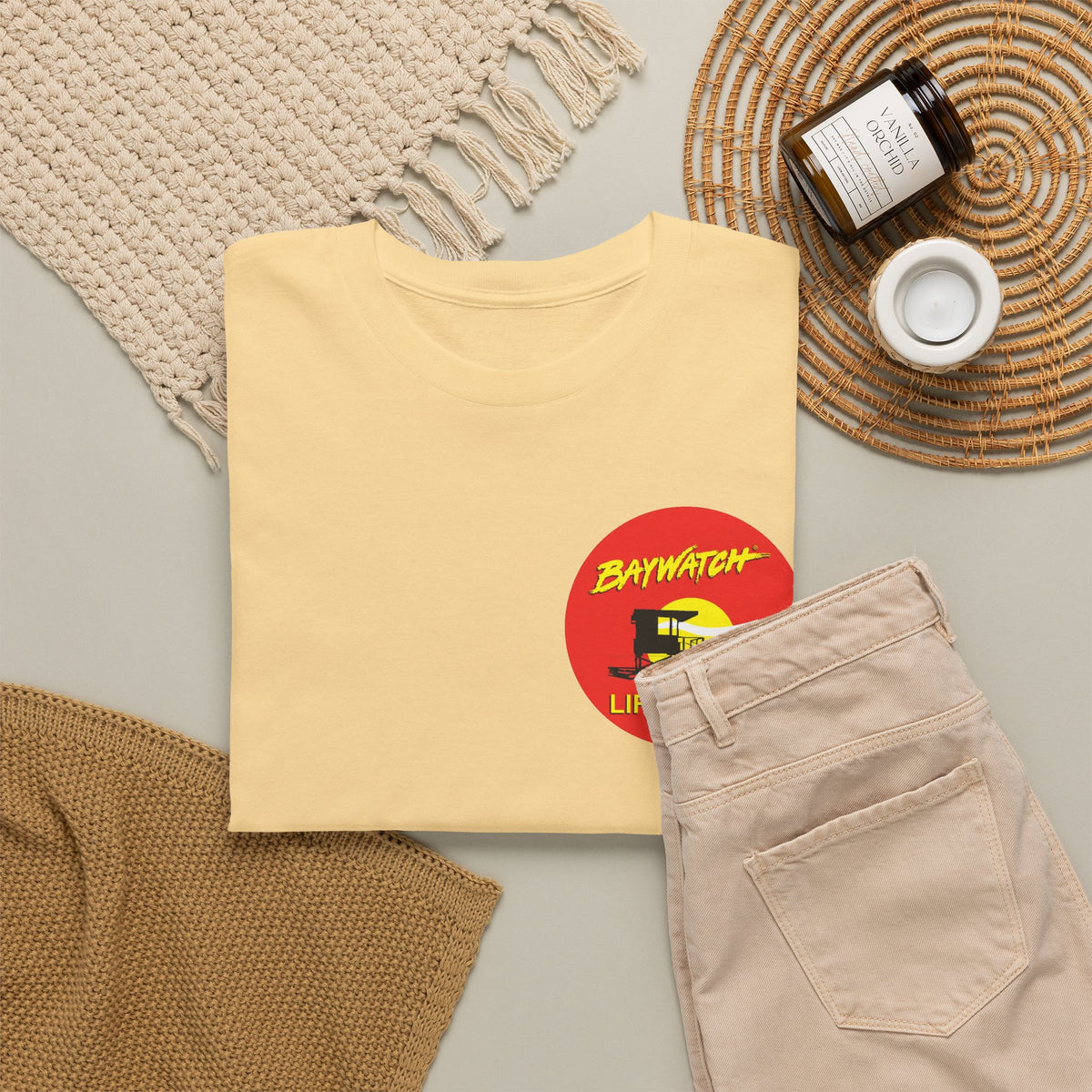 Baywatch Lifeguard Graphic Cotton T-Shirt