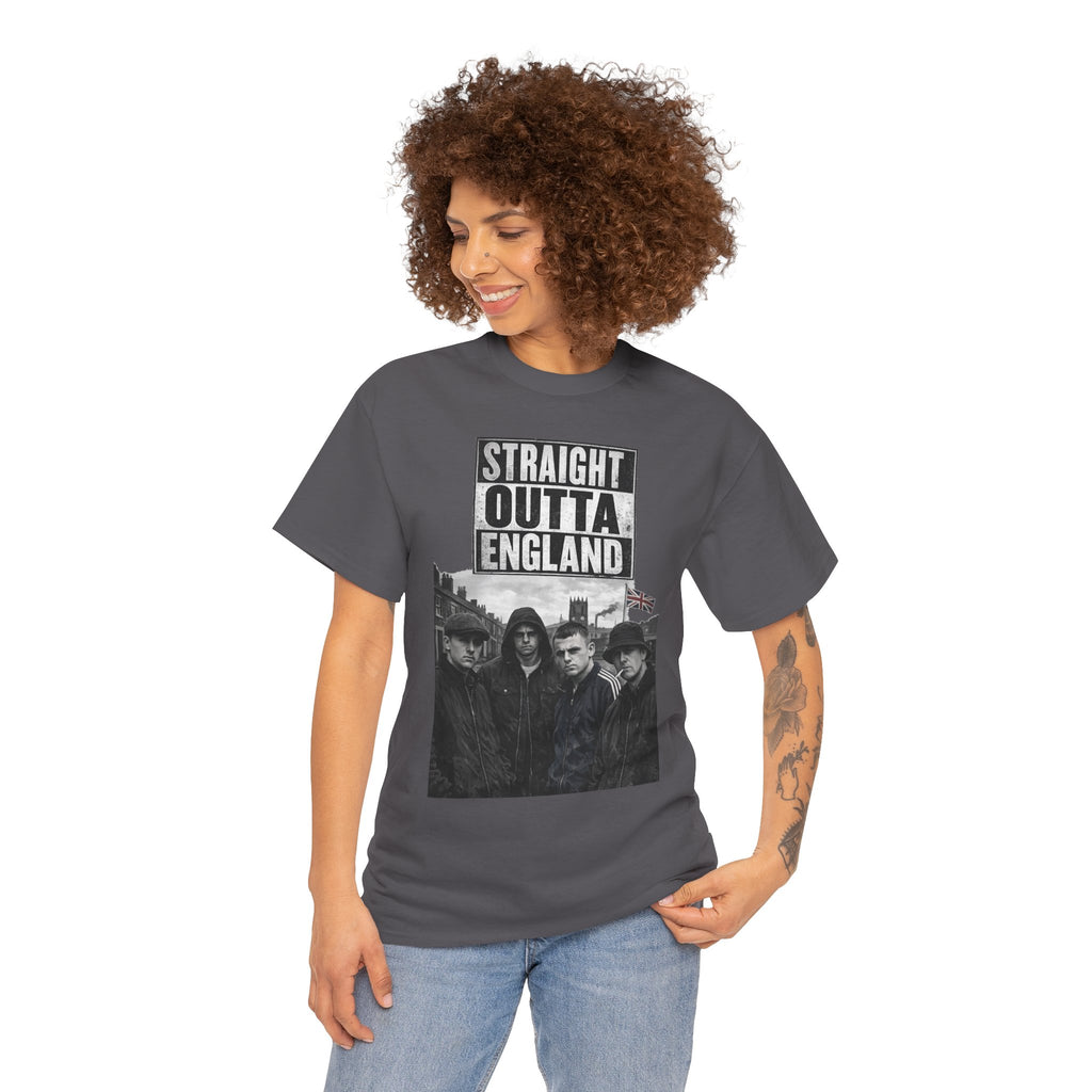 Straight Outta England T-Shirt — Retro Band Photo Tee