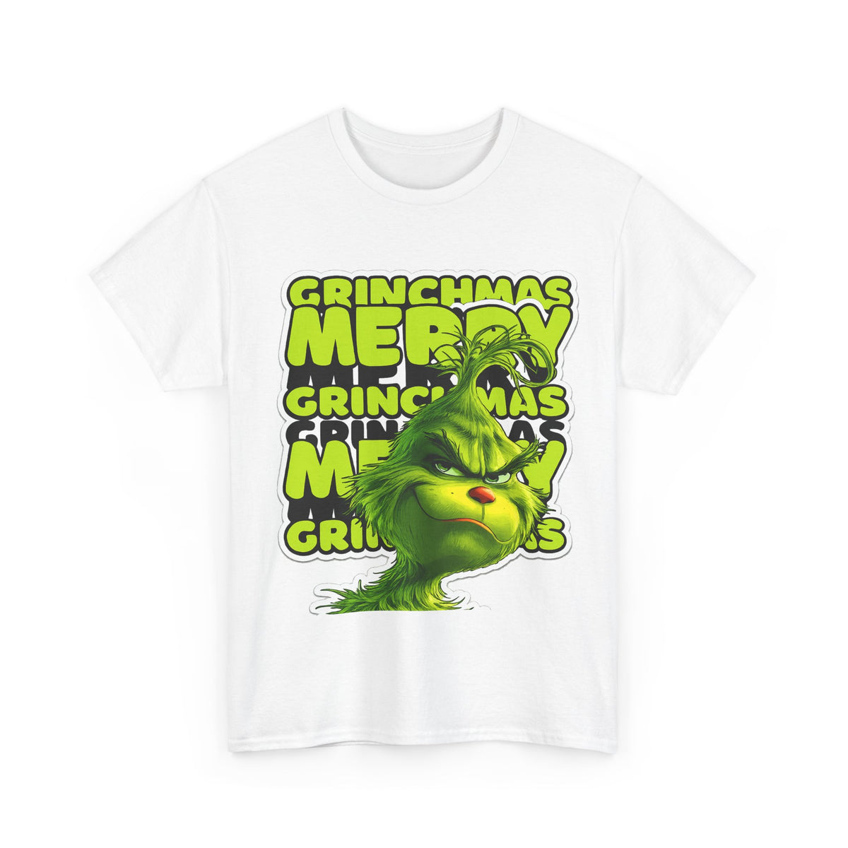 Grinchmas Merry Grinch Christmas Cotton T-Shirt / Tee